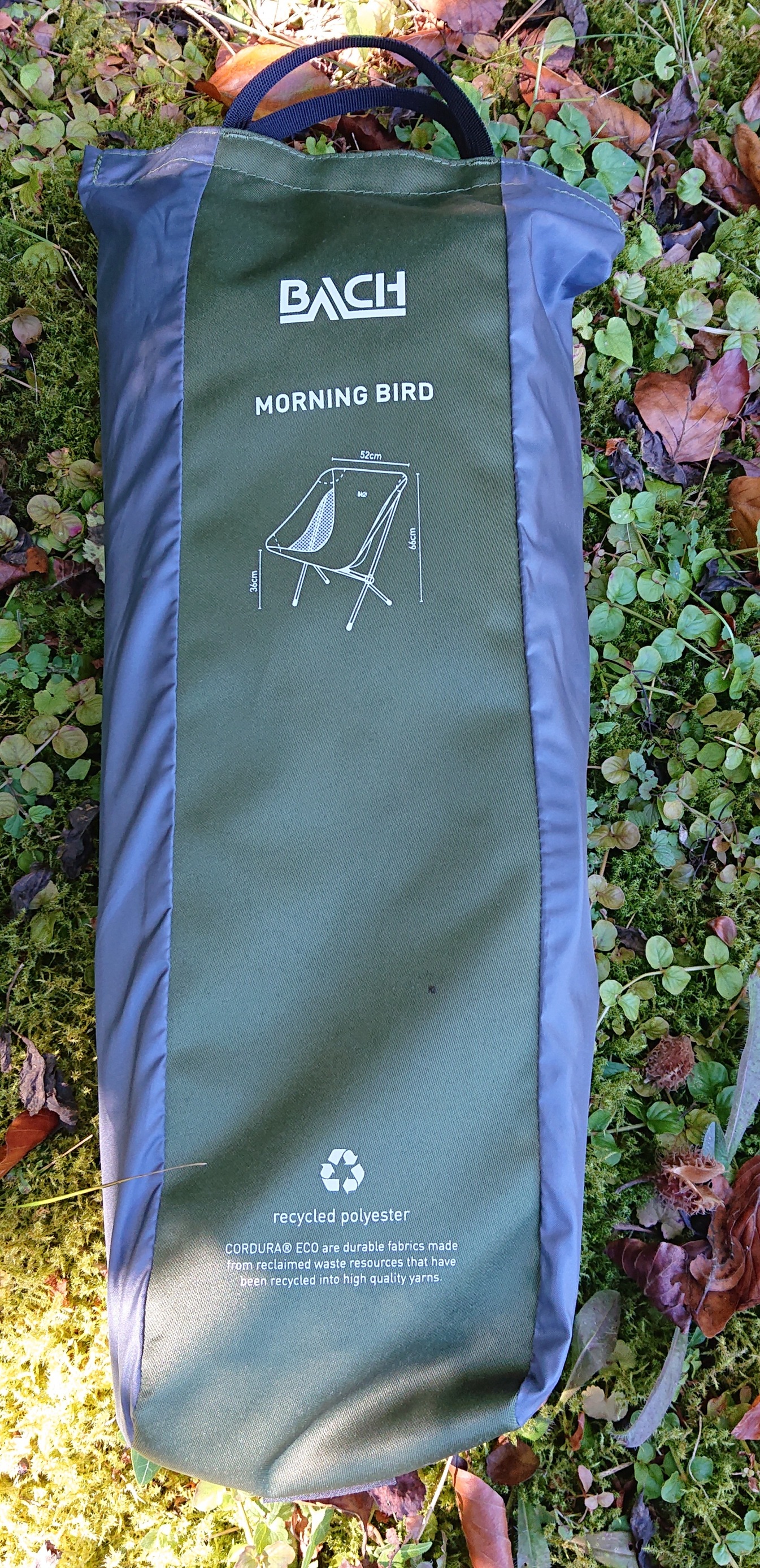 Verpackung des Campingstuhls