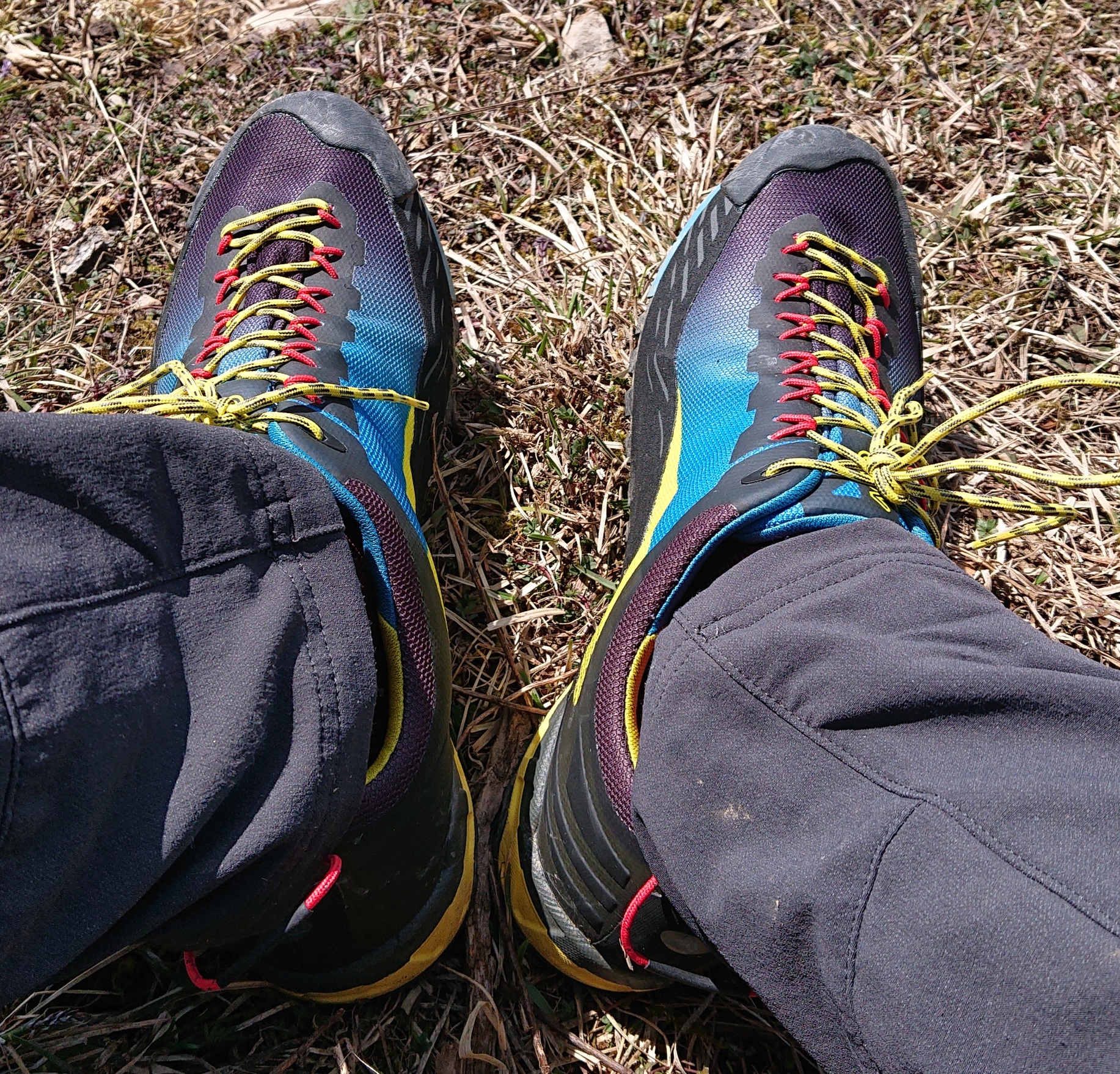 Schuhe auf Wiese