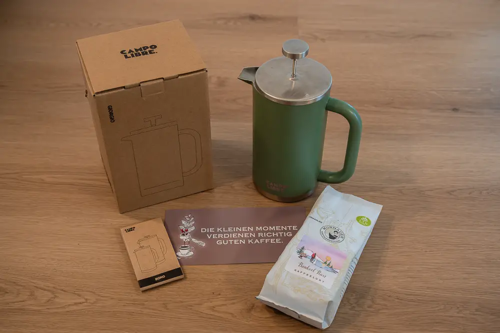 Der kompetente OUTSIDEstories-Test: Die Campo Libre Giorgio 1.0 French Press