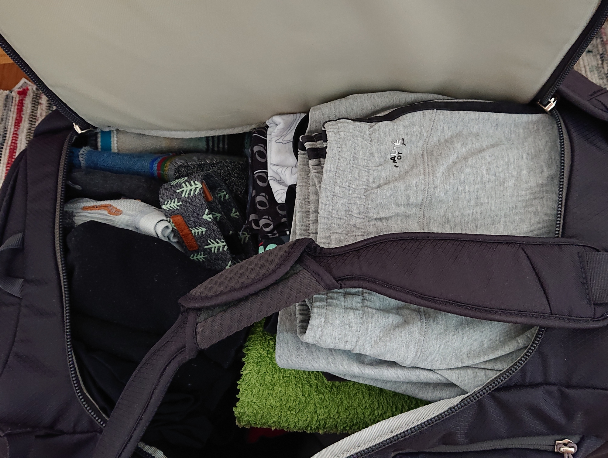 Hauptfach der Tasche