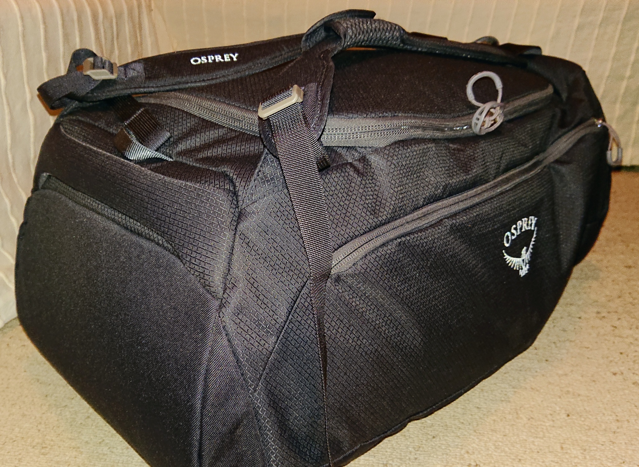 Tasche gefüllt