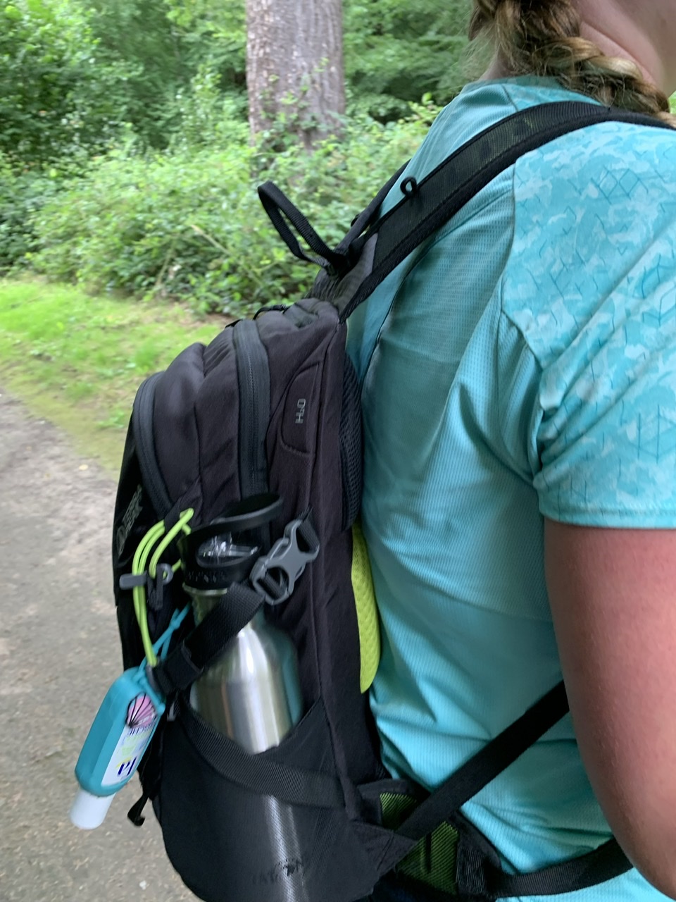 Rucksack von der Seite