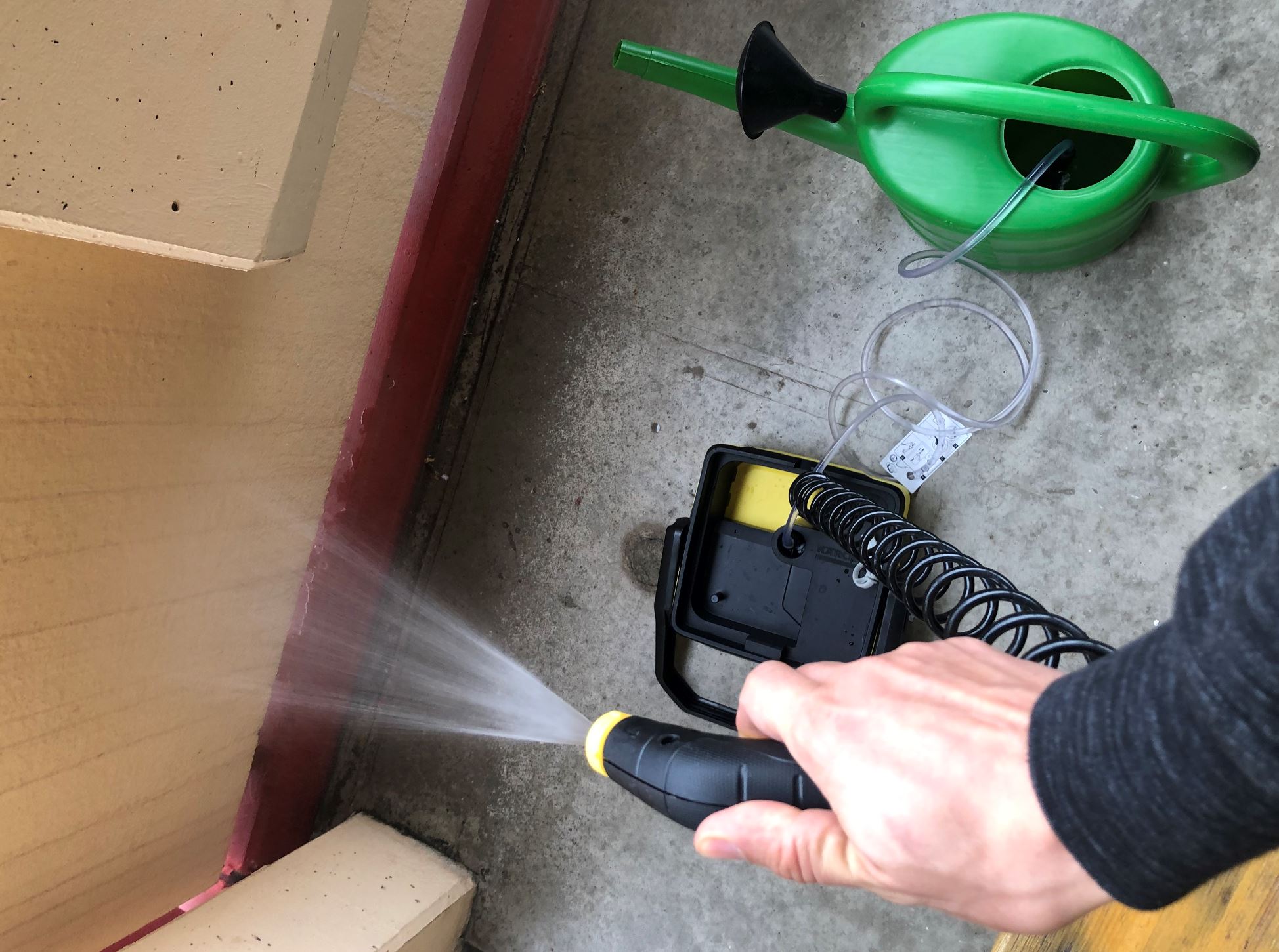 breiter flacher Strahl