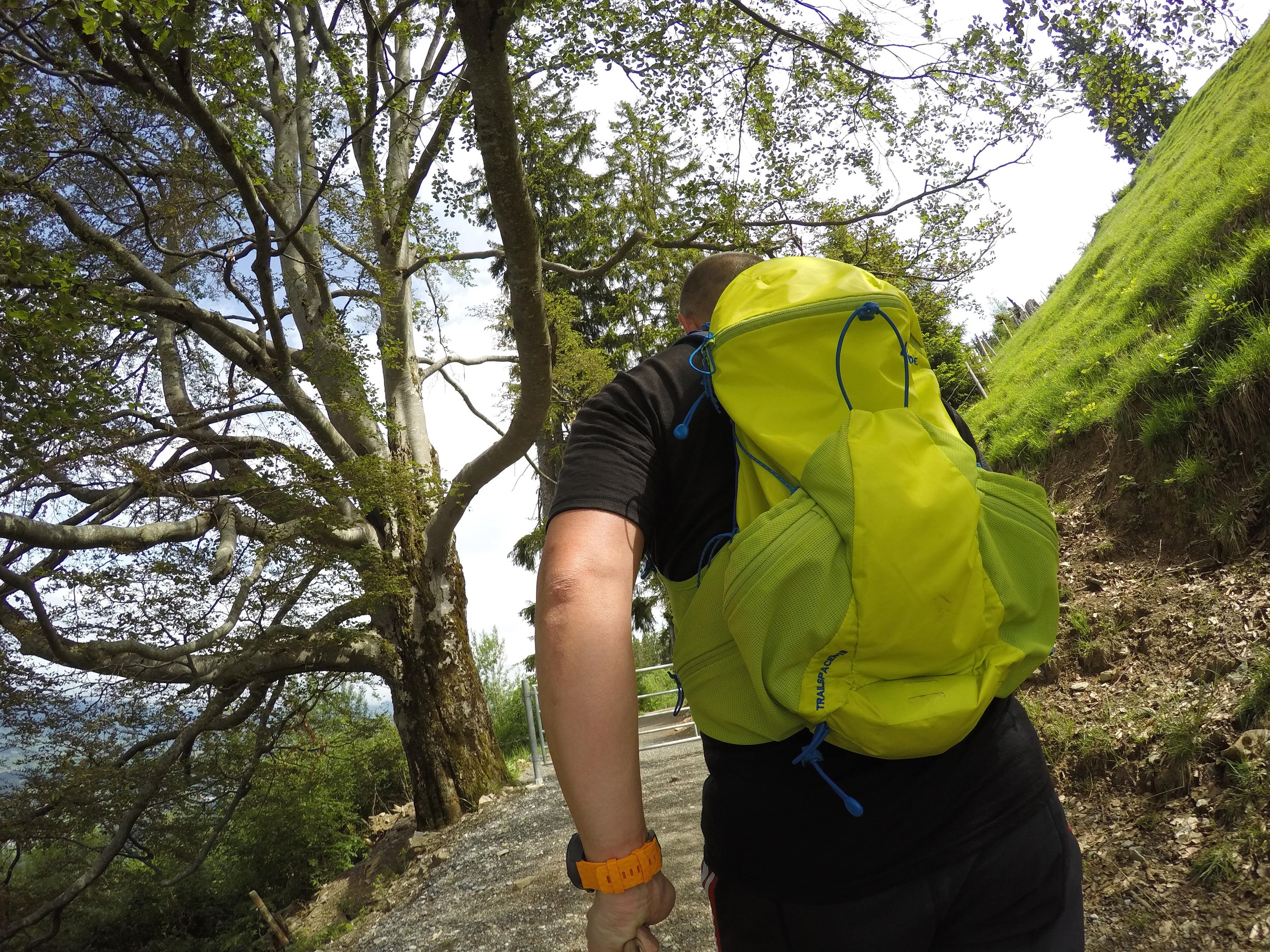 Rucksack im Einsatz