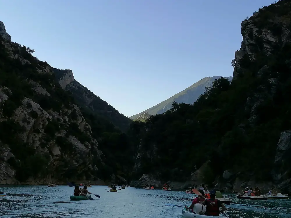 Gorge du Verdon noch im Morgenlicht