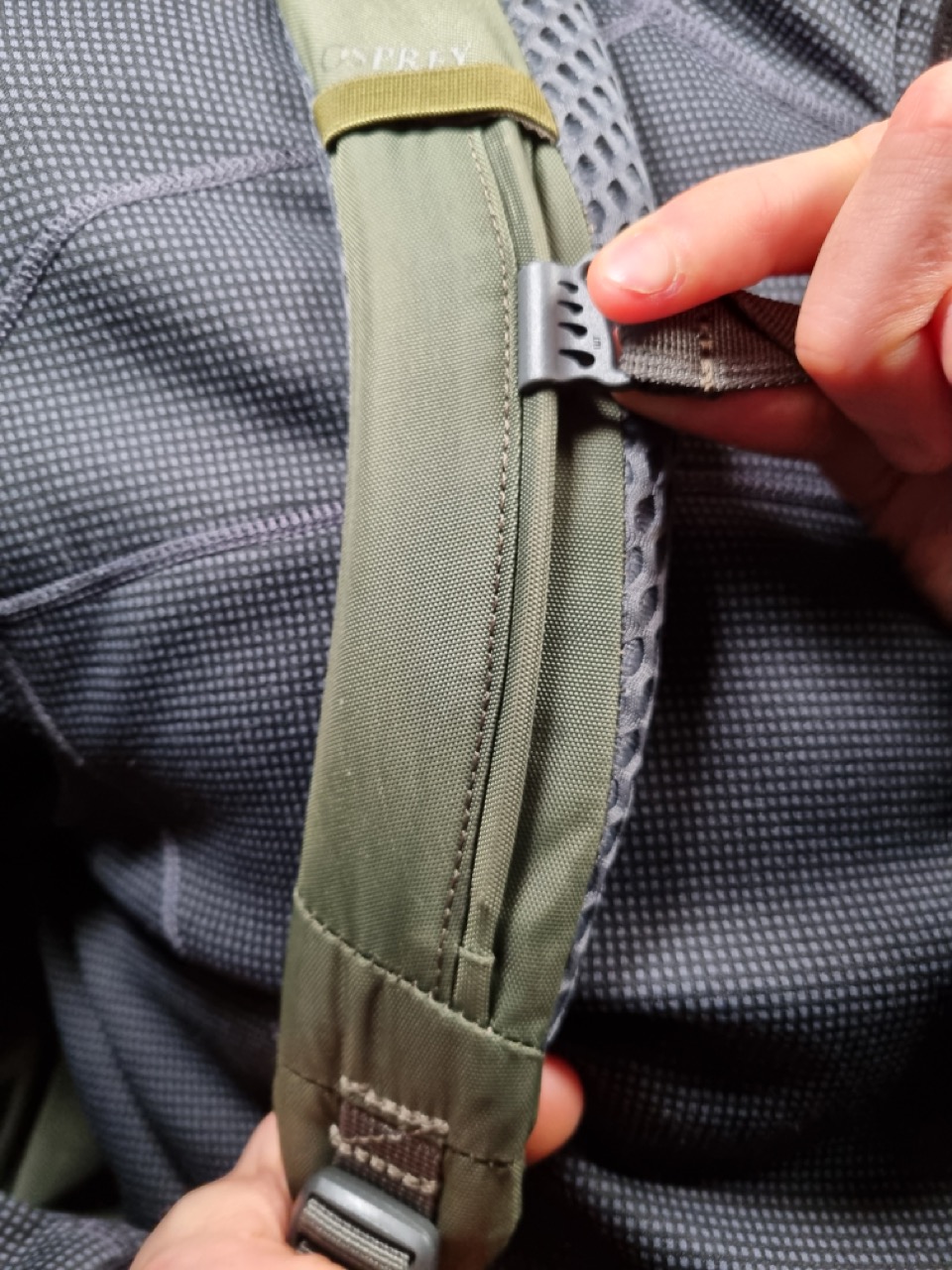 Höhe des Brustgurtes ist anpassbar