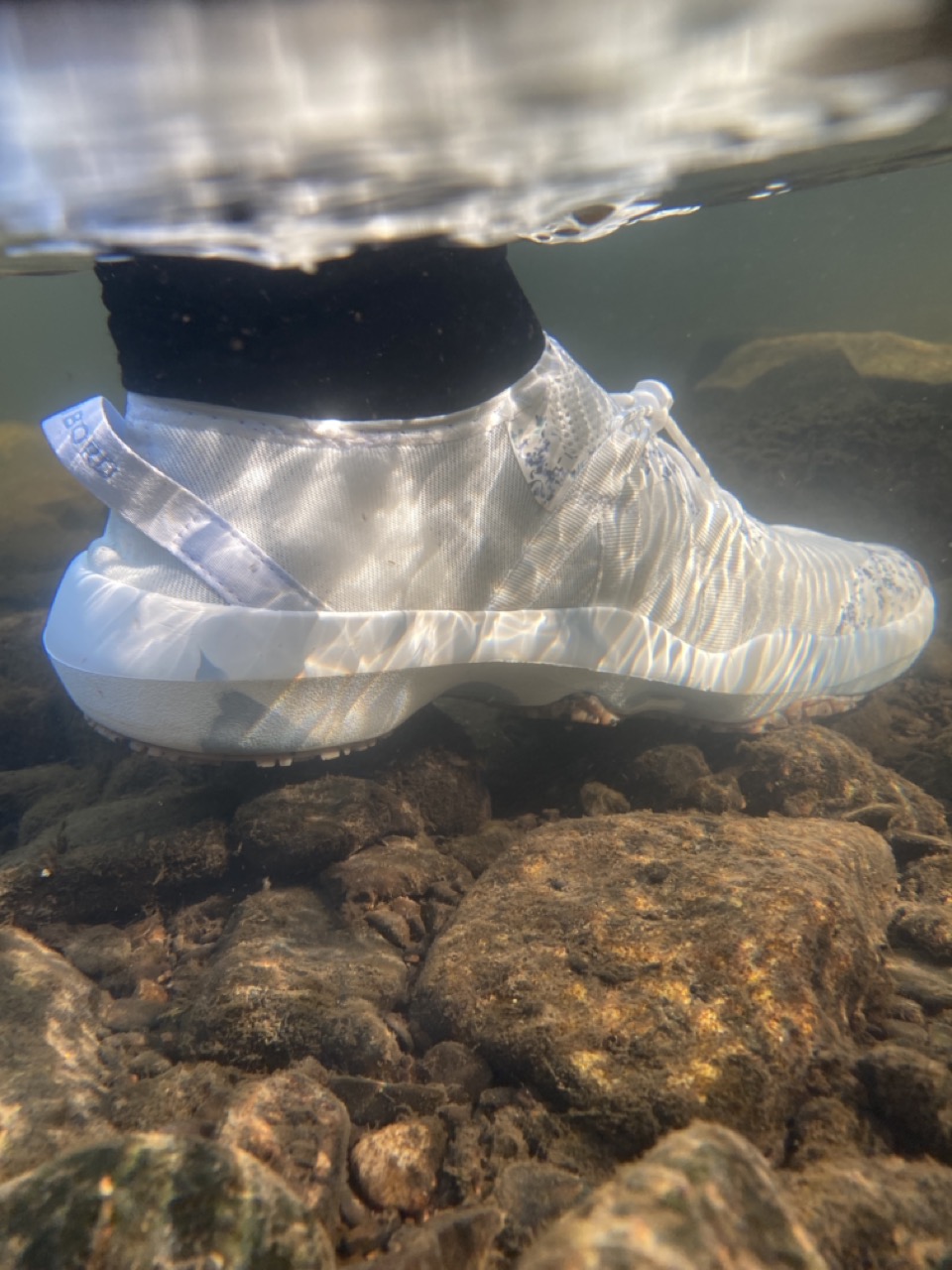 Schuhe unterwasser