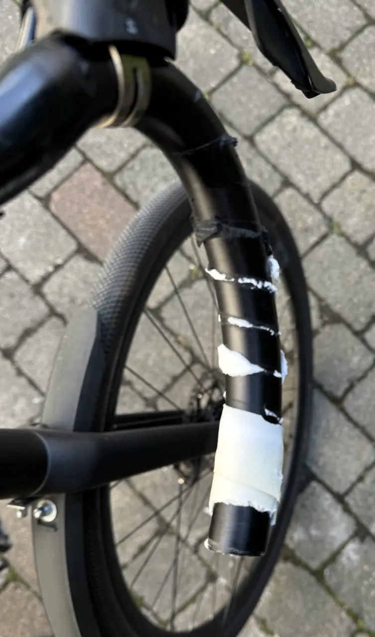 Reste die dran geblieben sind nach dem ersten "Angriff"