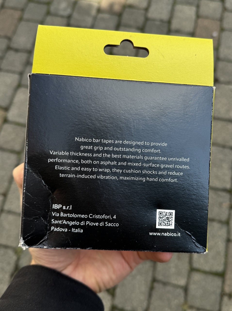 Rückseite der Verpackung.