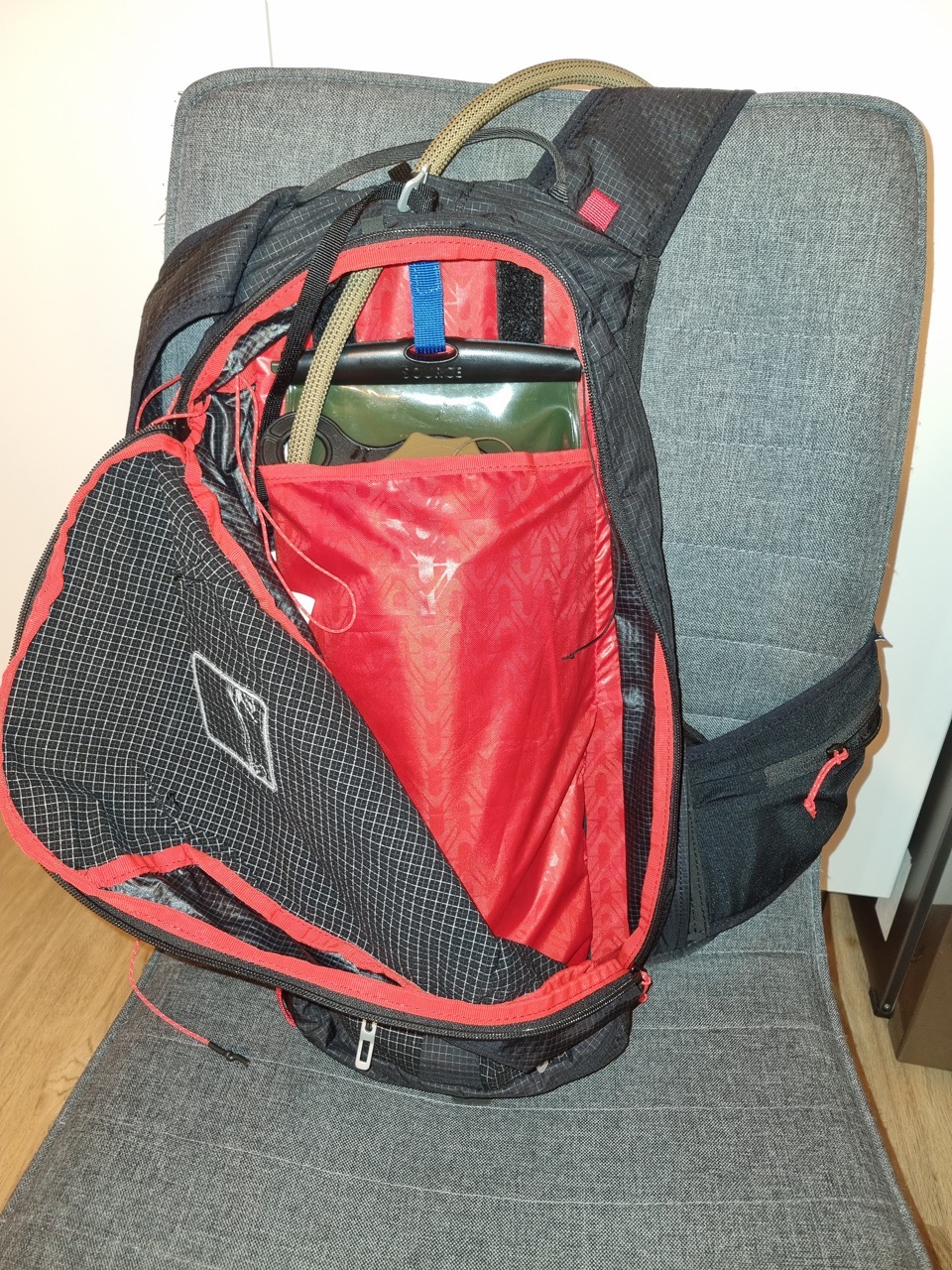 Trinkblase im Rucksack (Millet)