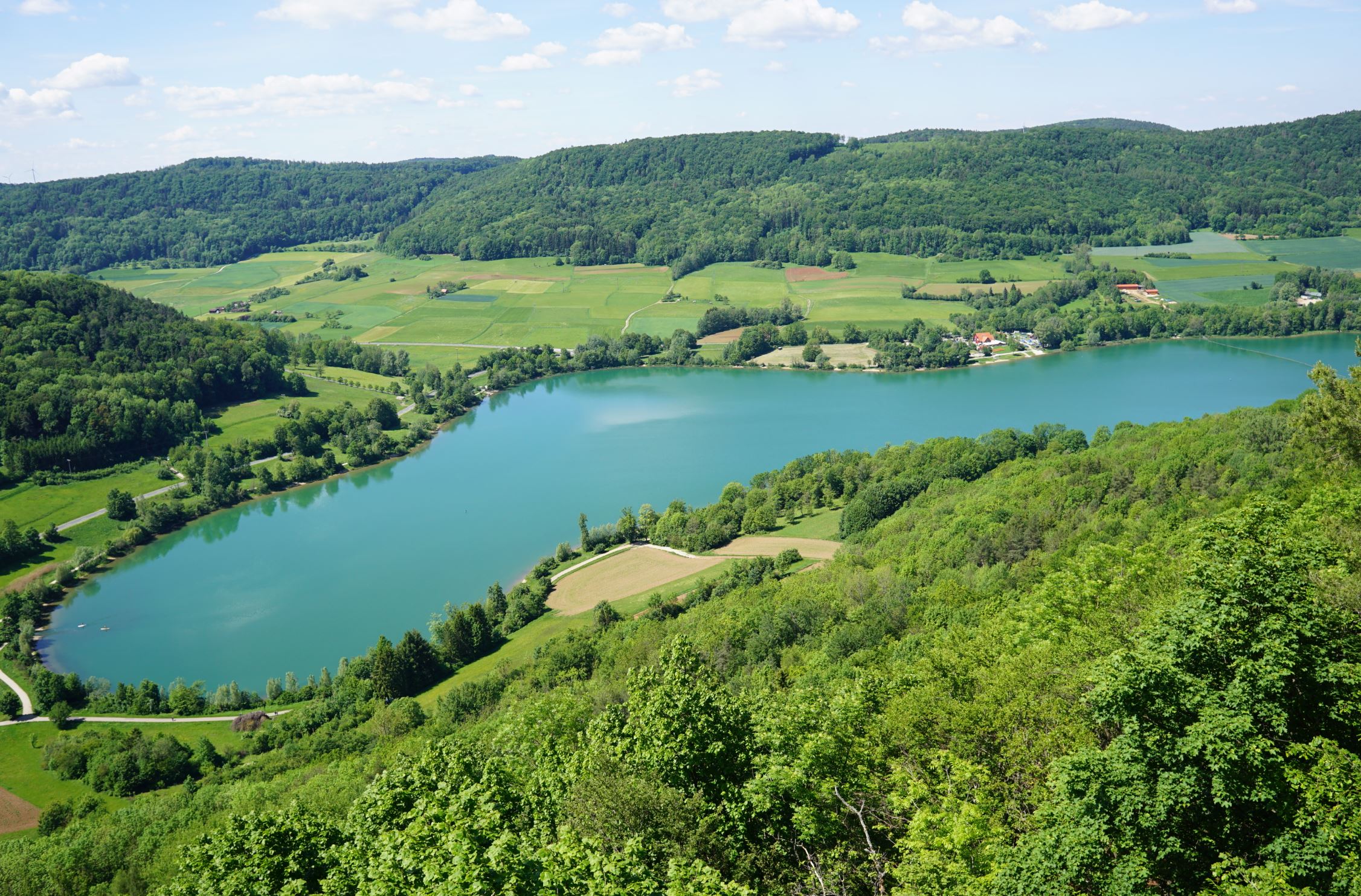 Blick von einem Aussichtspunkt