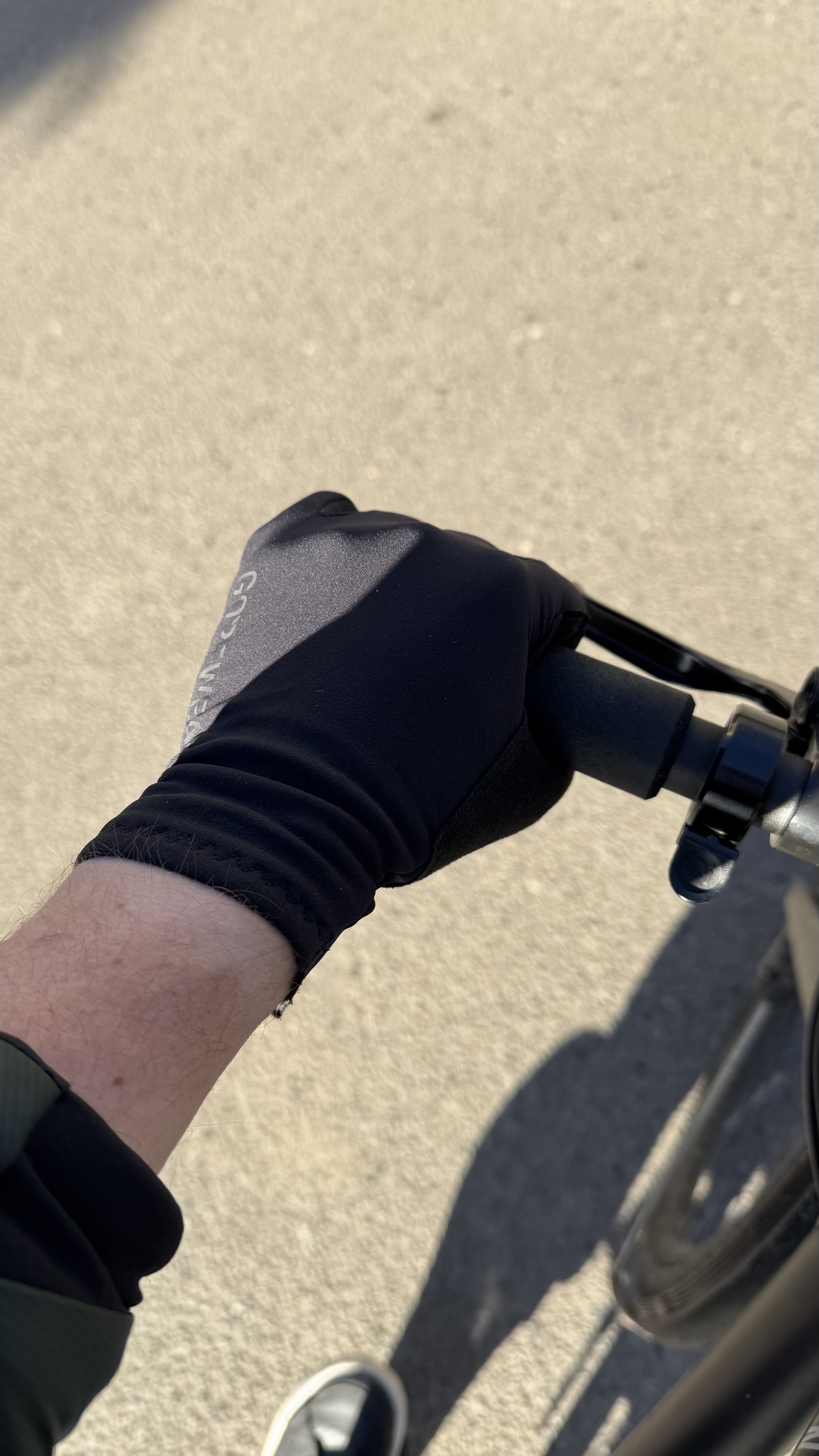 Handschuh im Einsatz