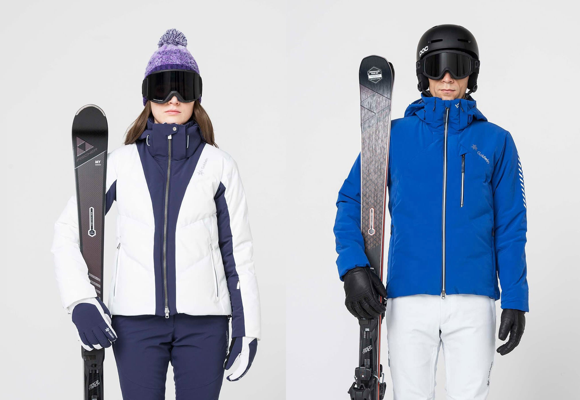 Goldwin Hybrid-Skijacke