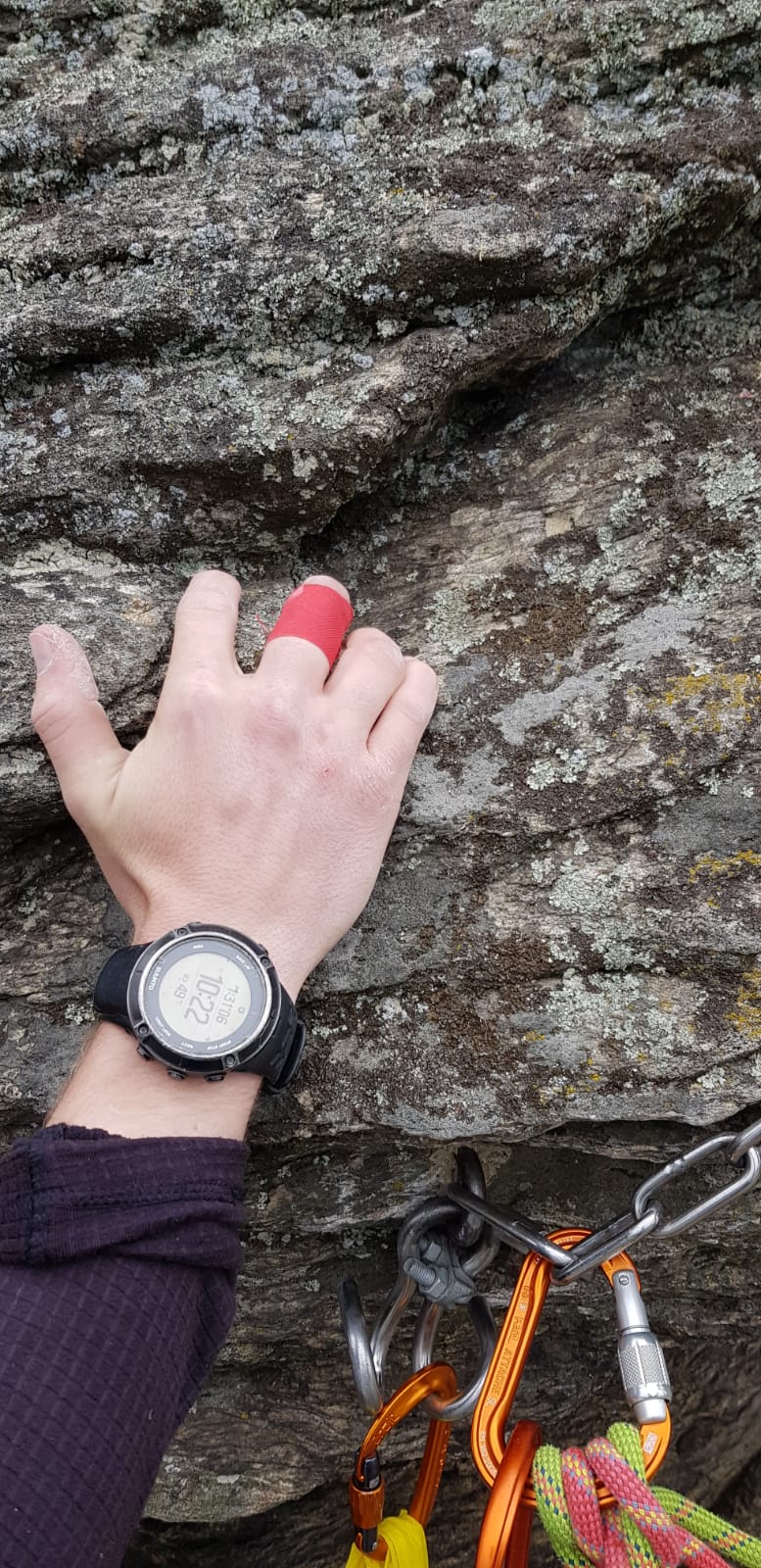 finger im tape, ohne verletzung ein nogo!