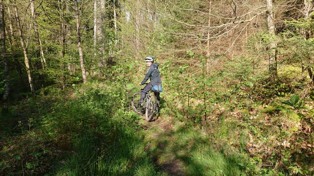 Satteltasche am MTB