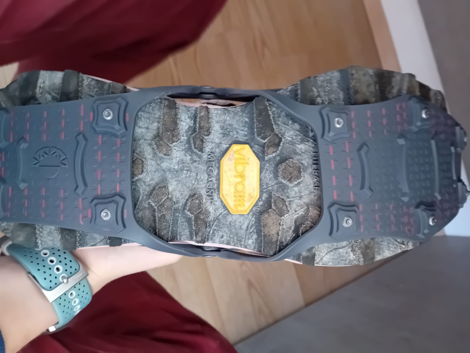 Unterseite der Spikes