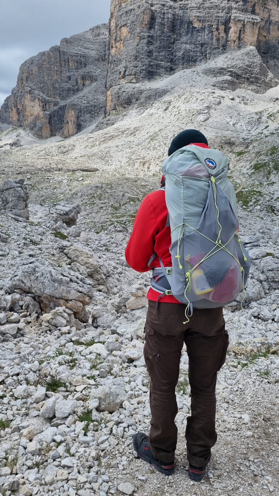 Gepackt mit 40l für die Hüttentour