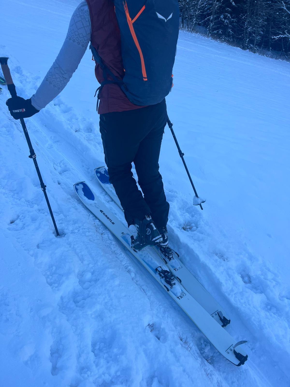 Beim Skitourengehen
