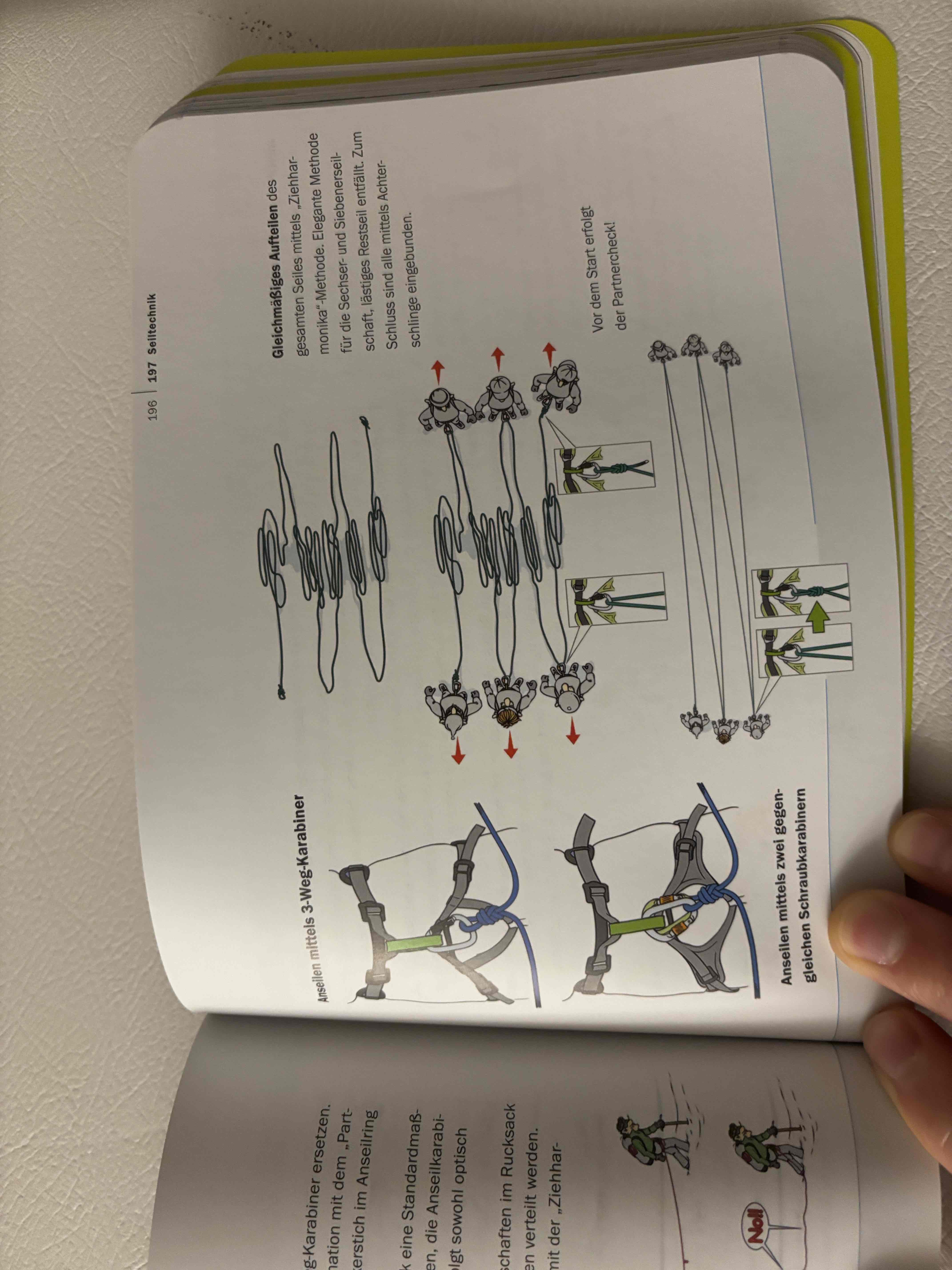 Grafiken zur Seilschaftsbildung