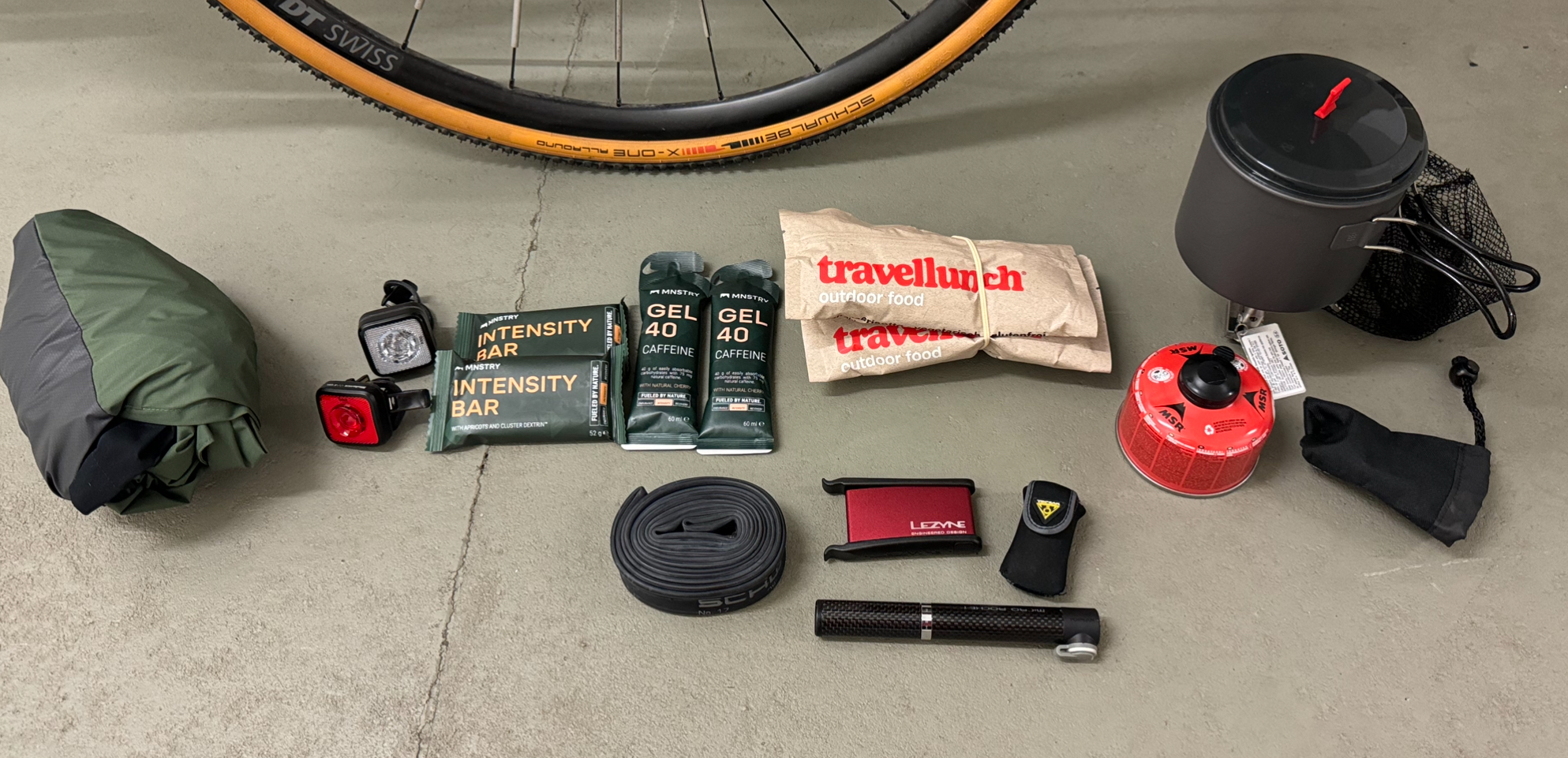 Utensilien Radtour