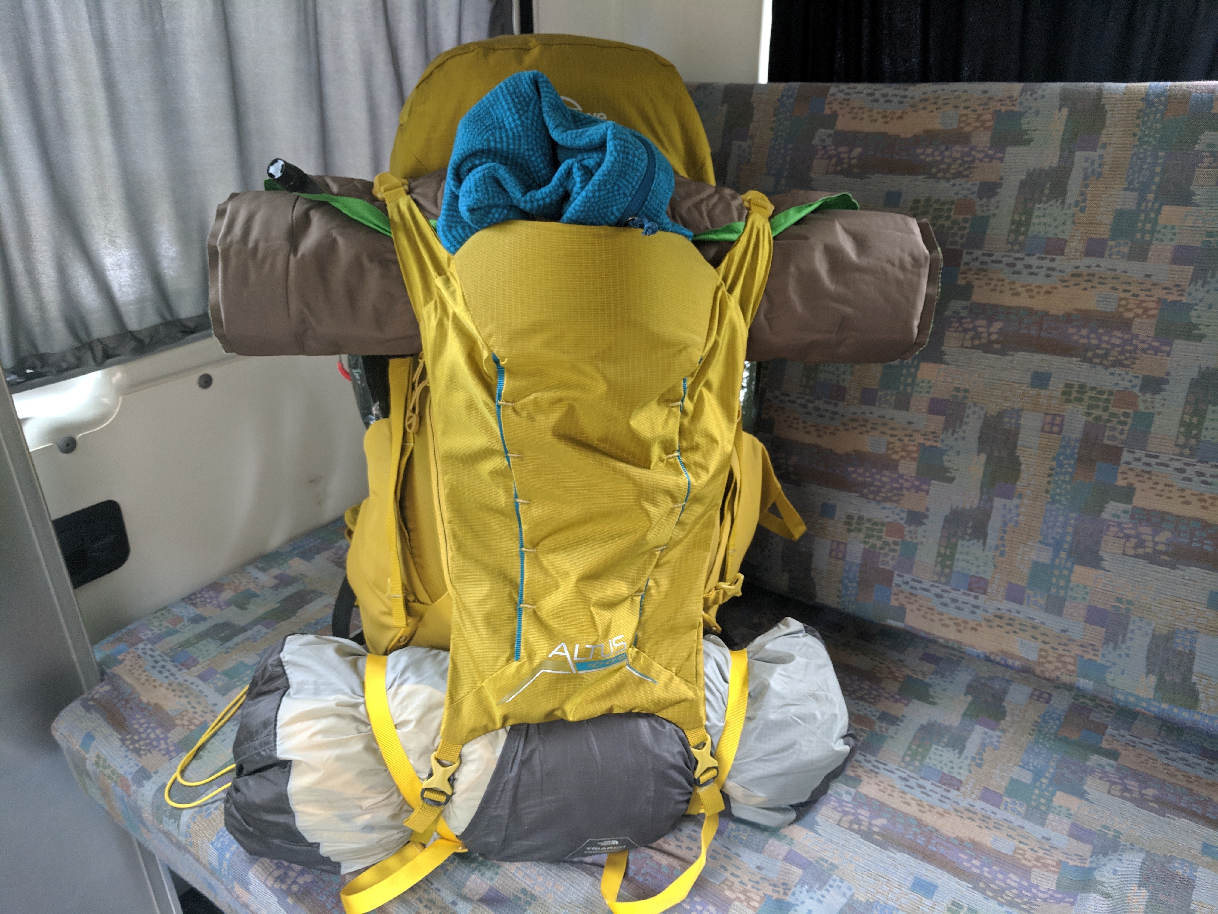 Gepackter Rucksack