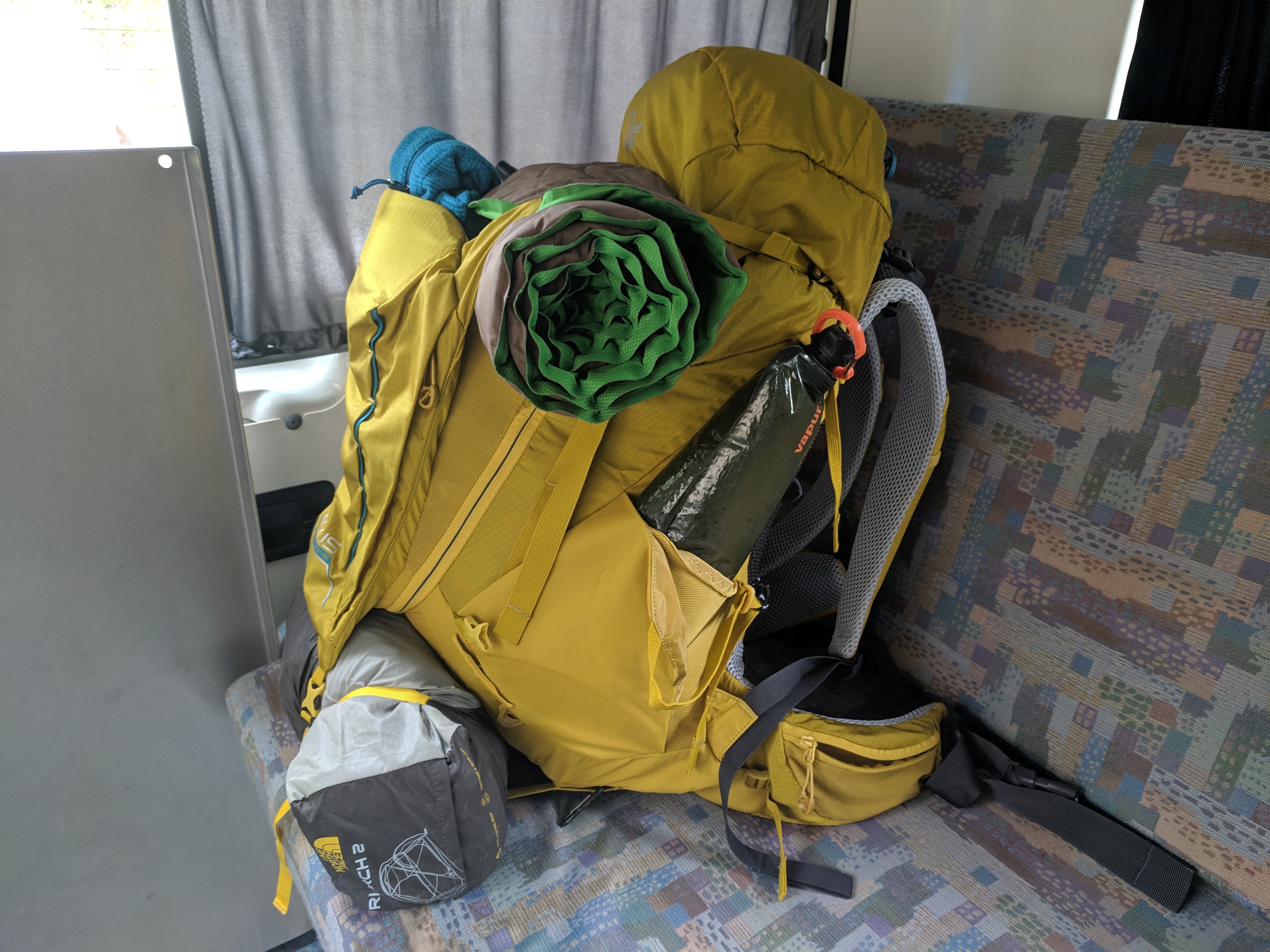Gepackter Rucksack