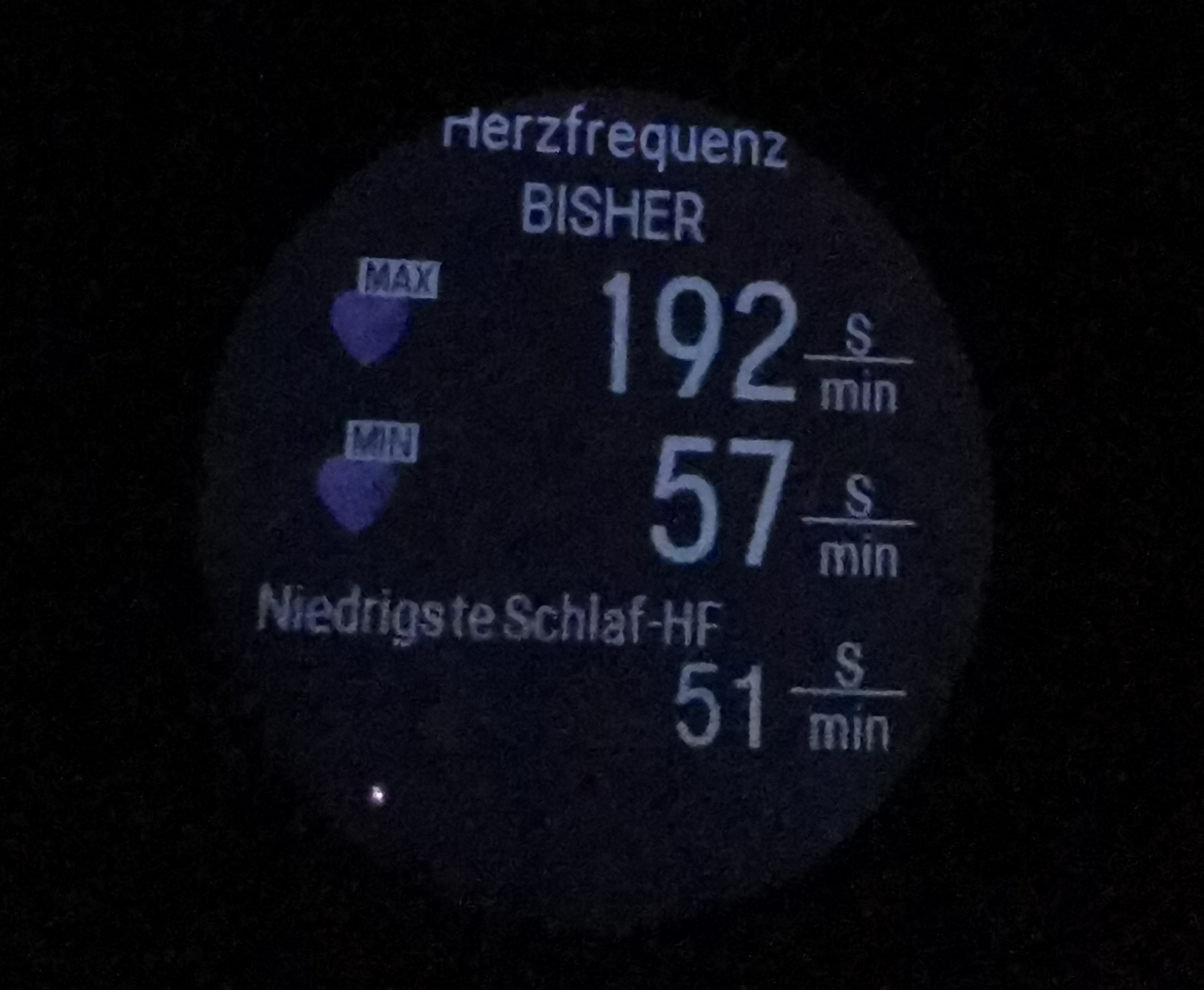 Pulsmessung Display