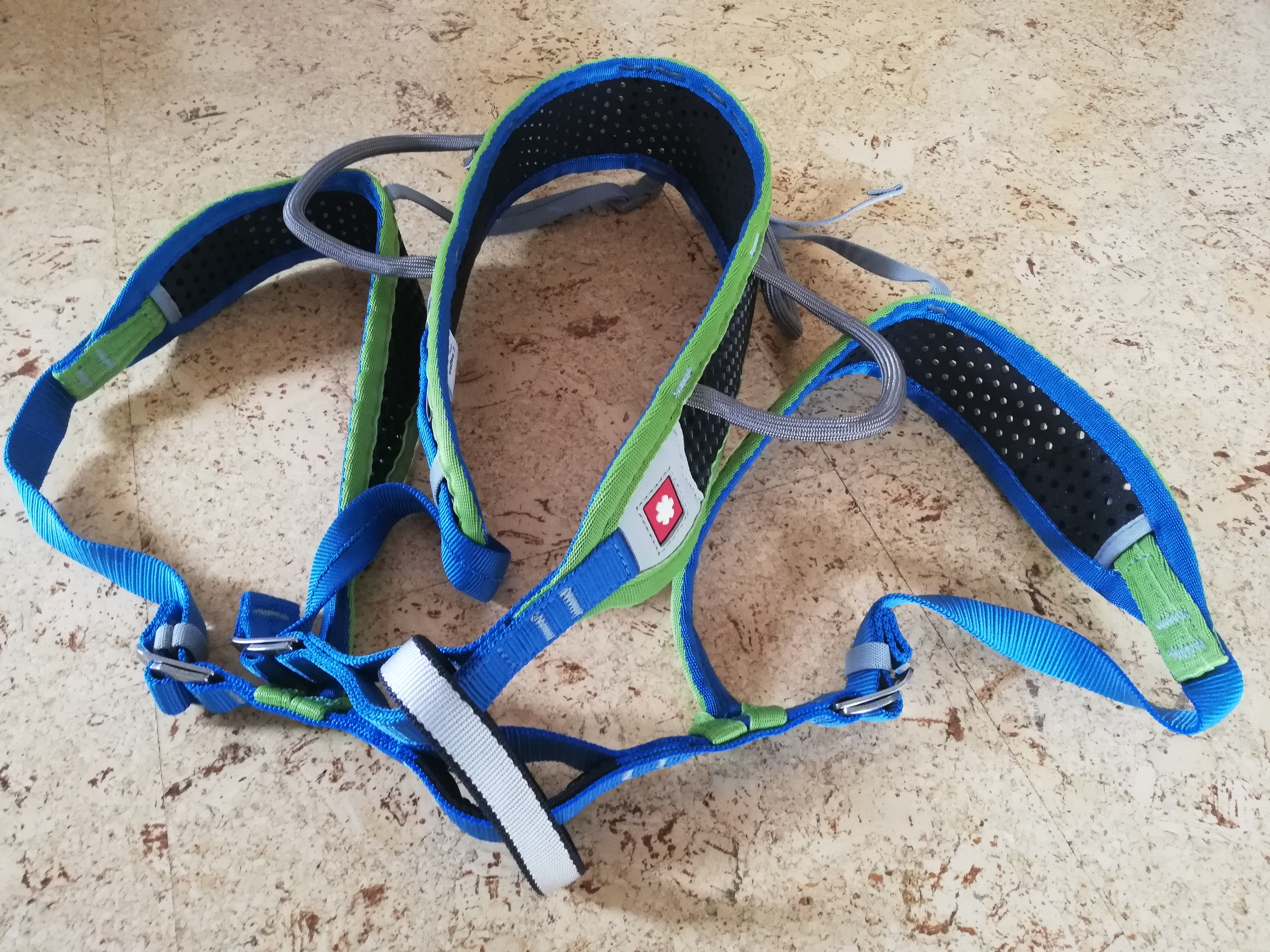 Klettergurt Ocun Webee 3 in blau/grün