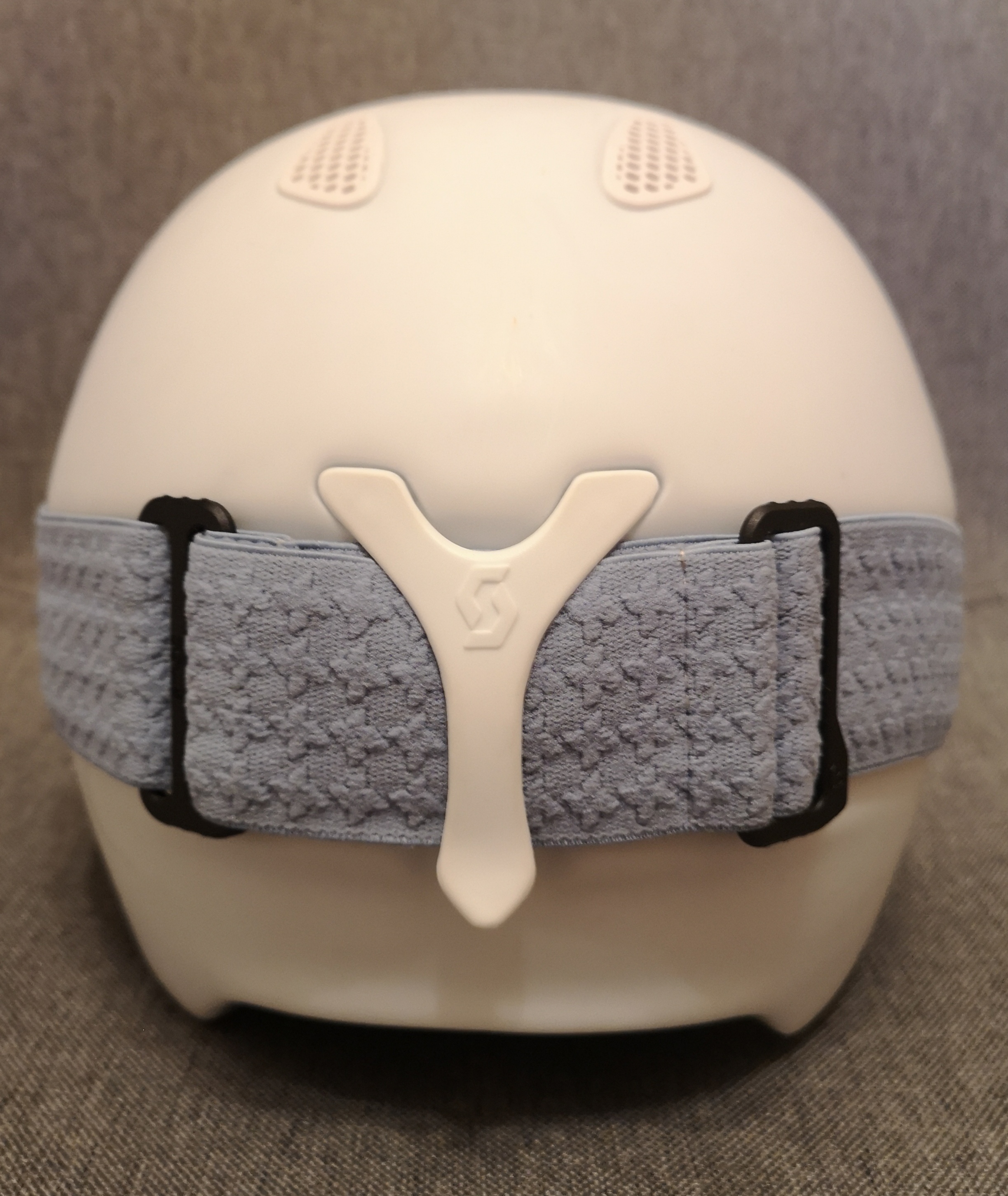 Brille auf Helm