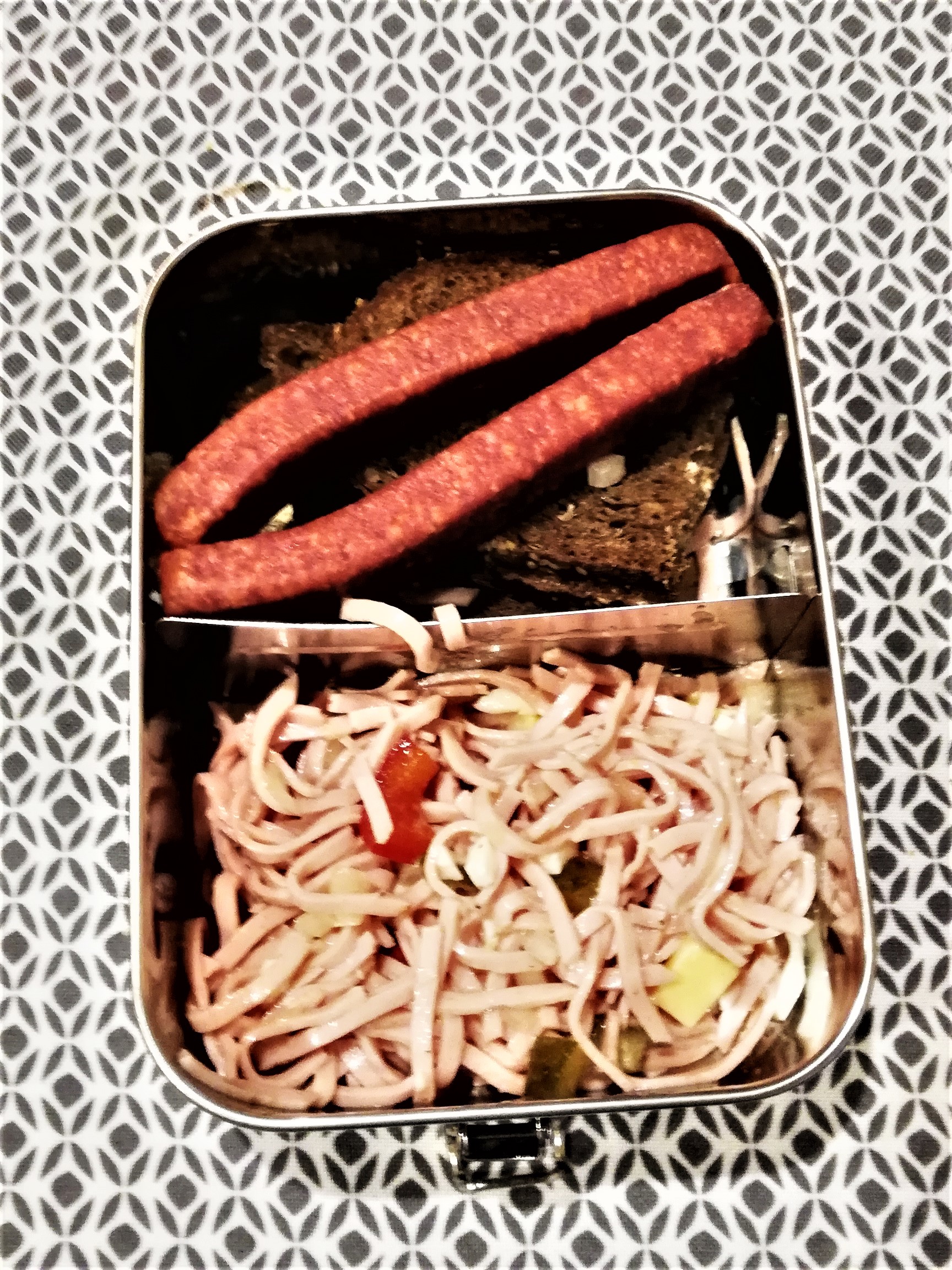 Mit Wurstsalat