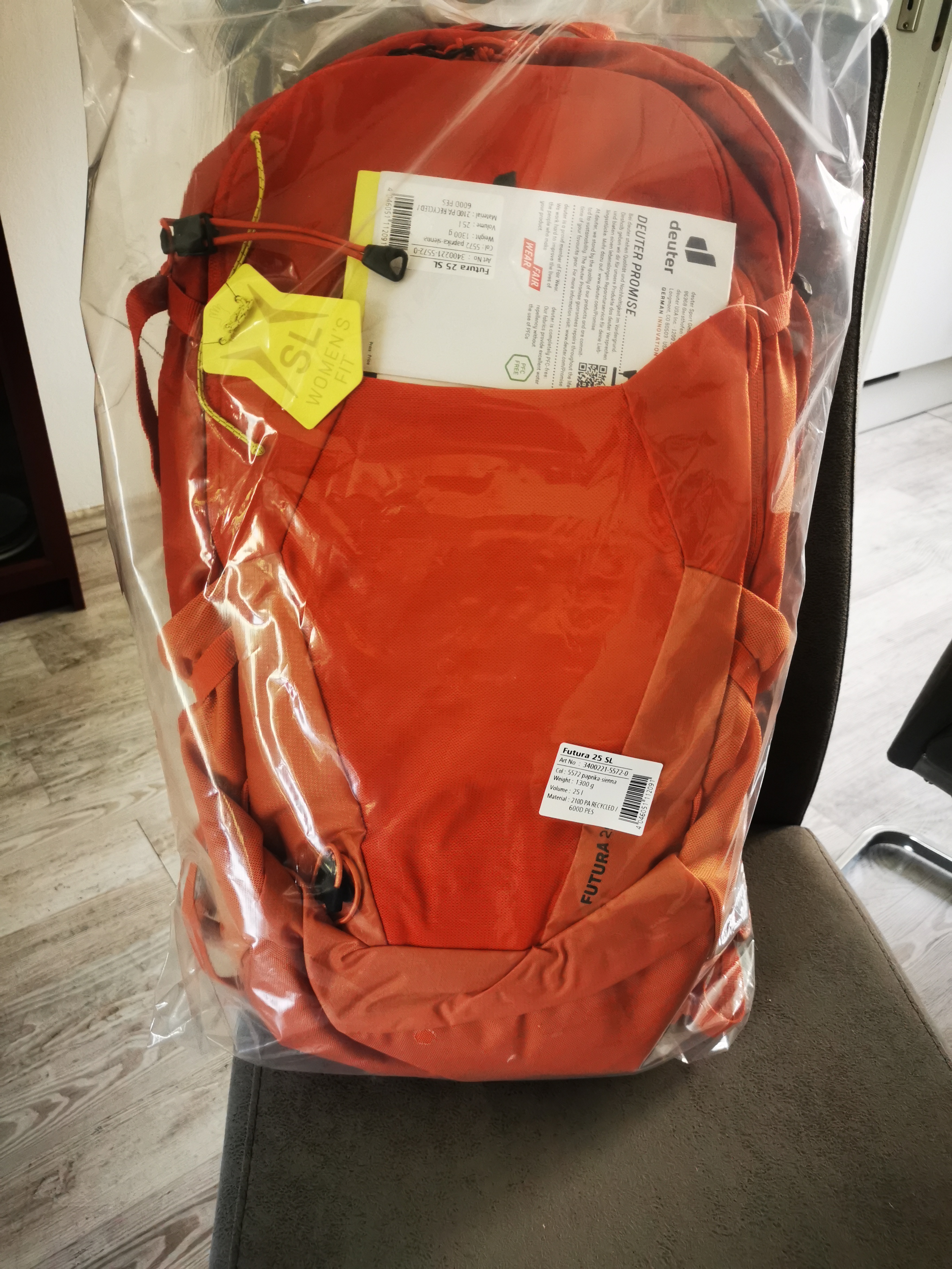 Deuter Rucksack bei der Lieferung
