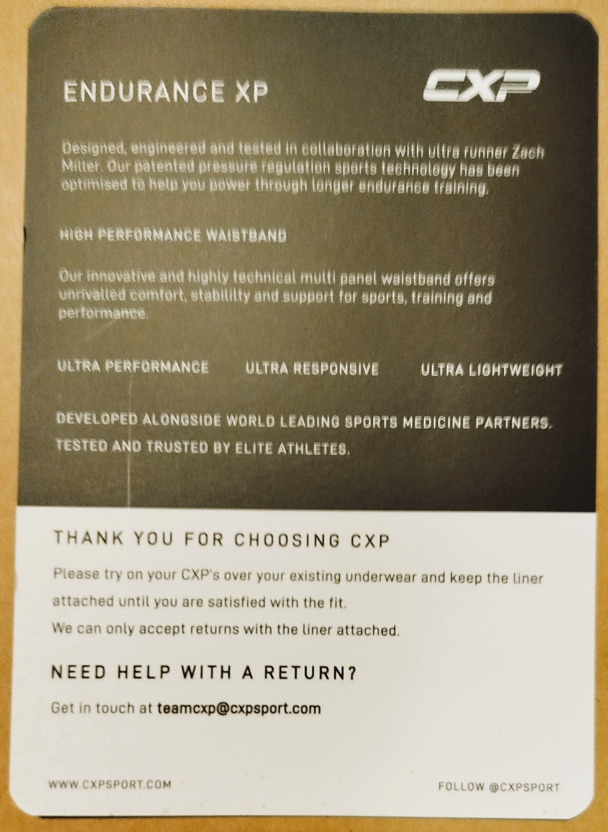 CXP Endurance XP 10