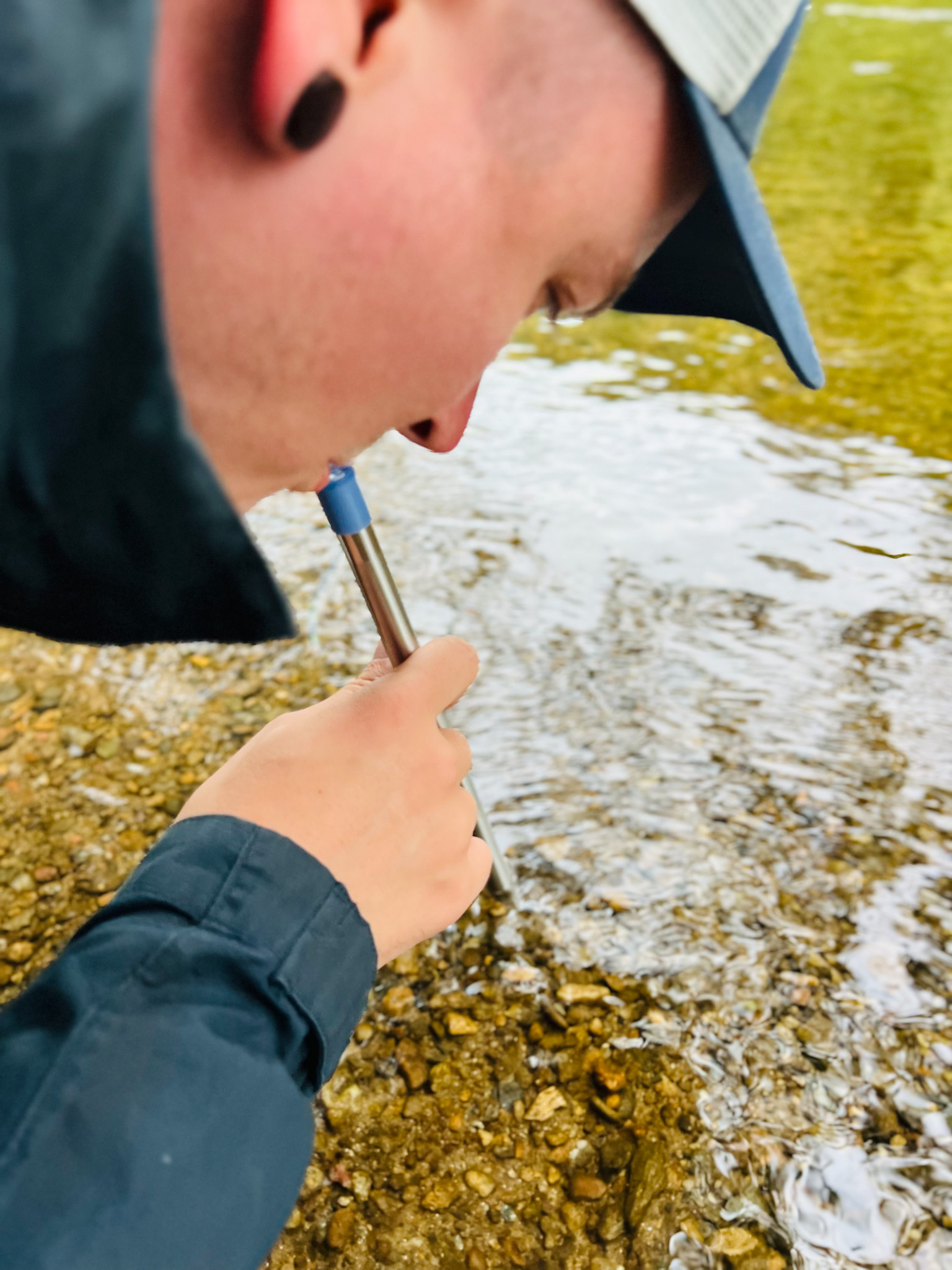 Test im Fluss