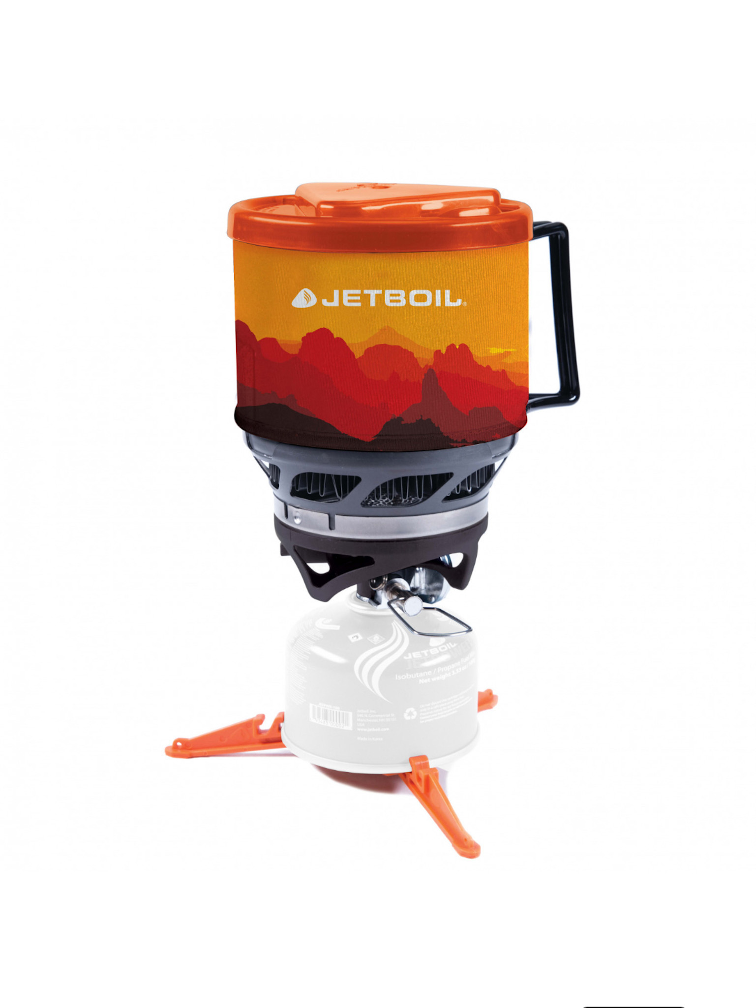 Jetboil Gesamtkochsystem Brenner mit Topf