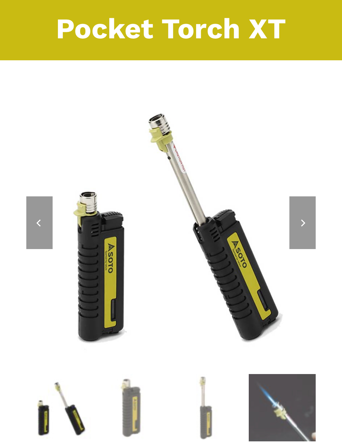 Soto Pocket Torch XT