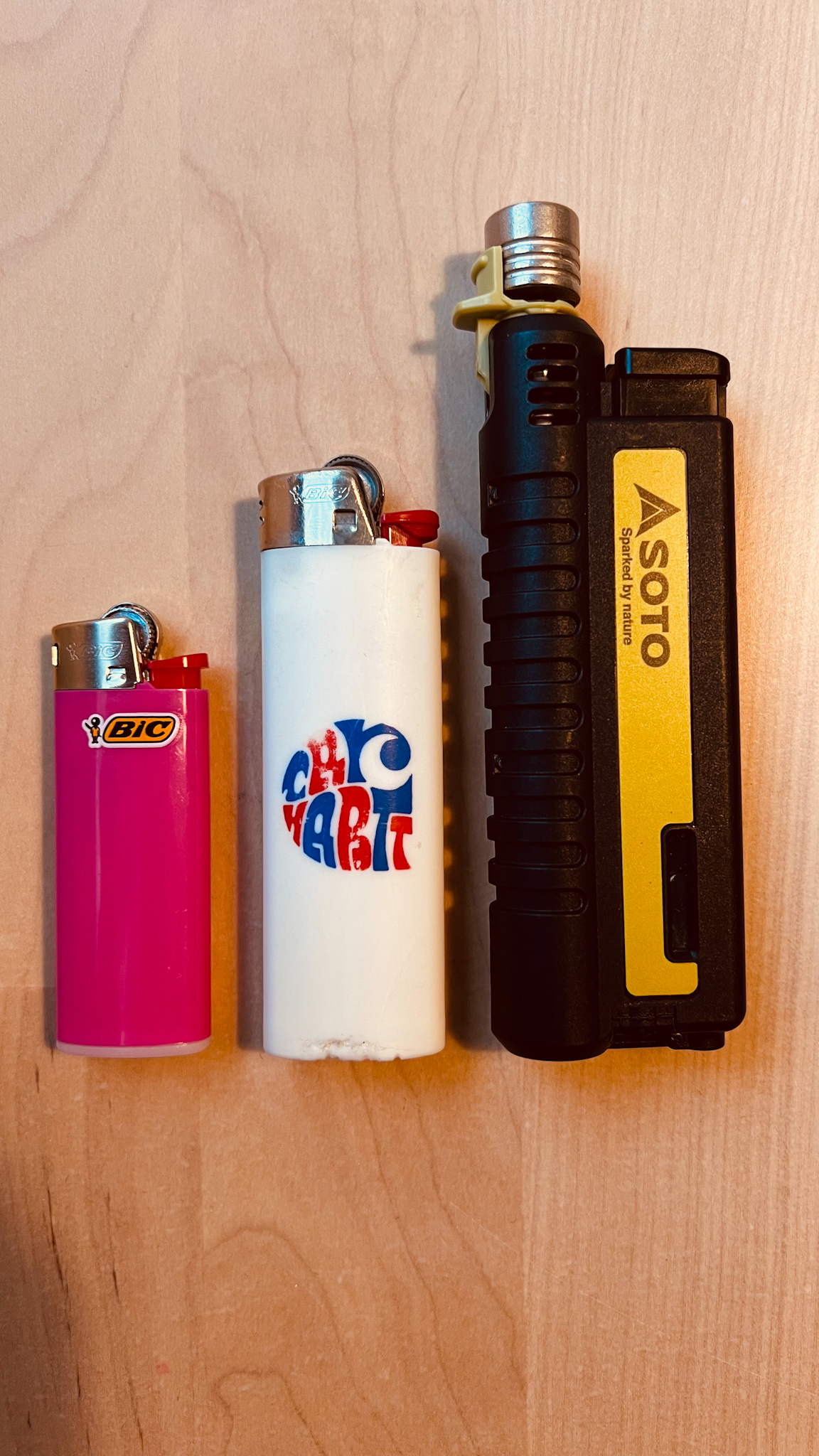 Vergleich Pocket Torch, Big & Big Mini