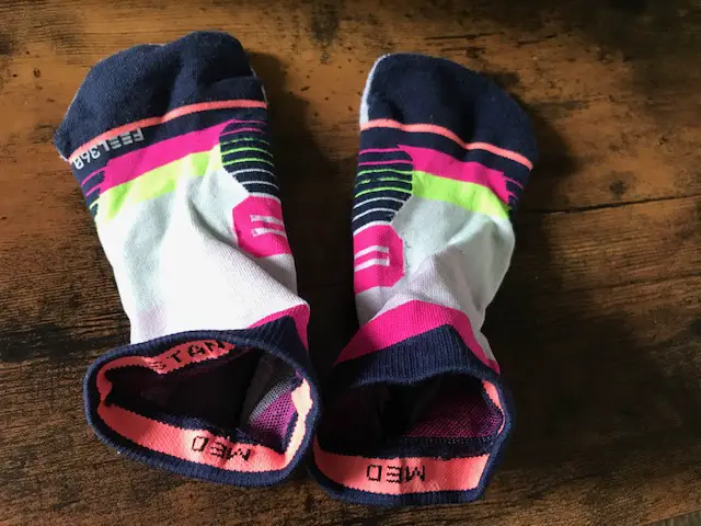 socke von unten