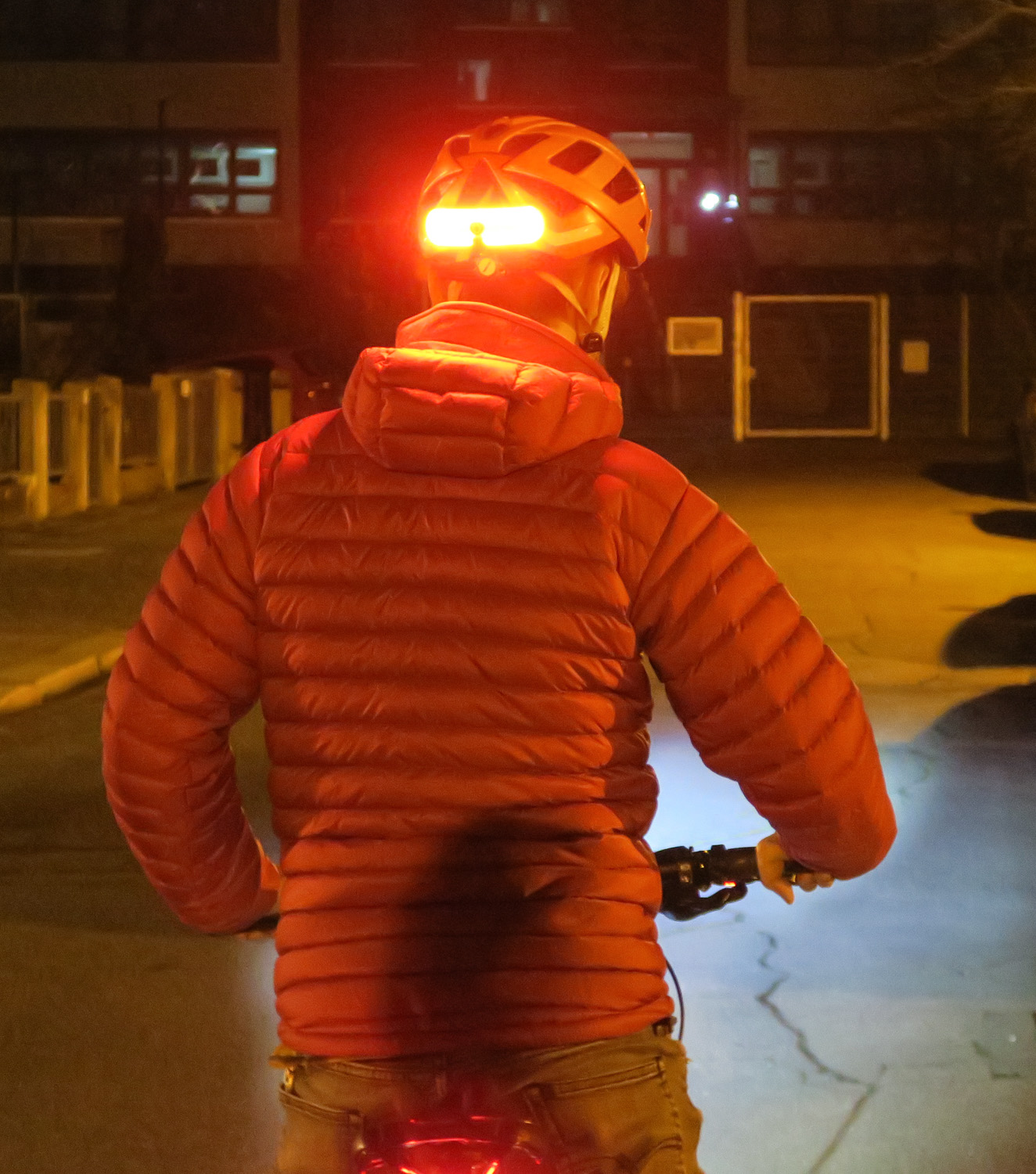 Bremslicht in der Nacht