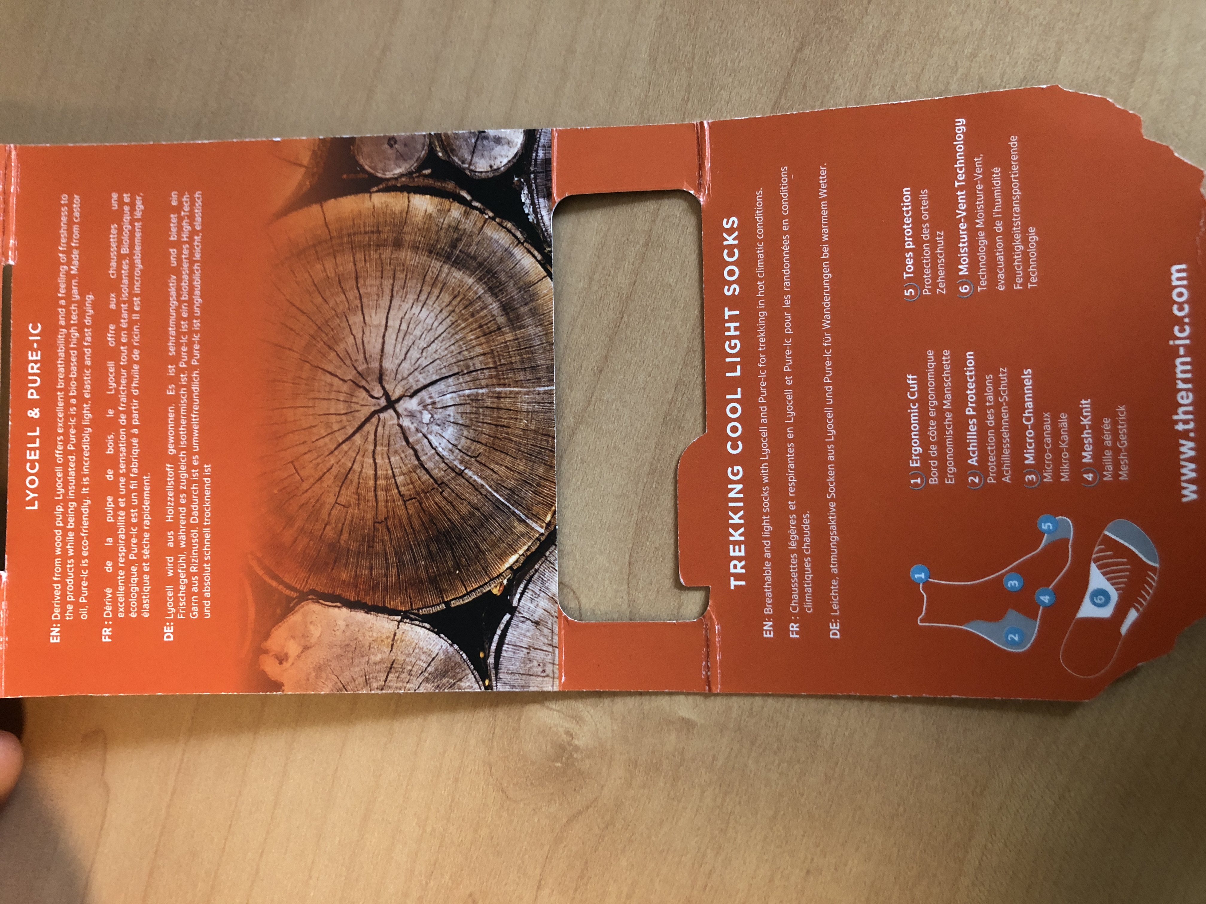 Hinweise zu den Technologien auf der Verpackung