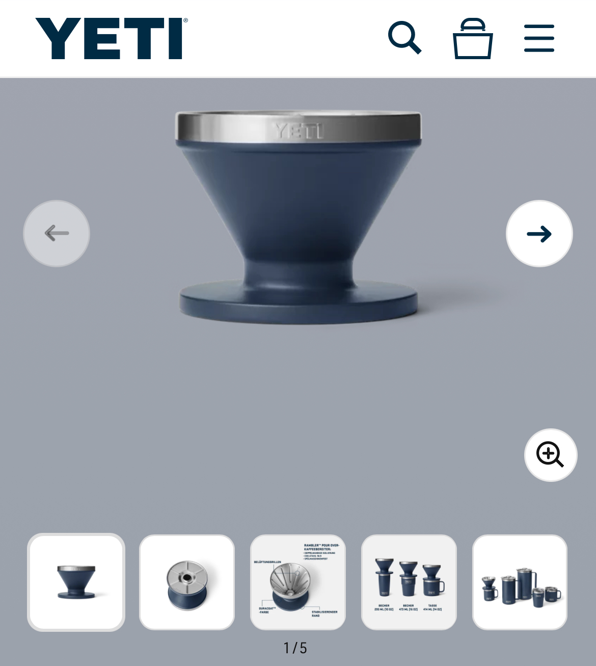 Yeti - Rambler - Pour Over Kaffeebereiter