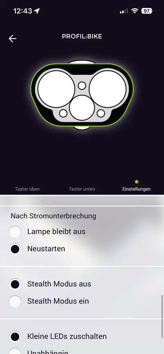 sonstige Einstellungen 2