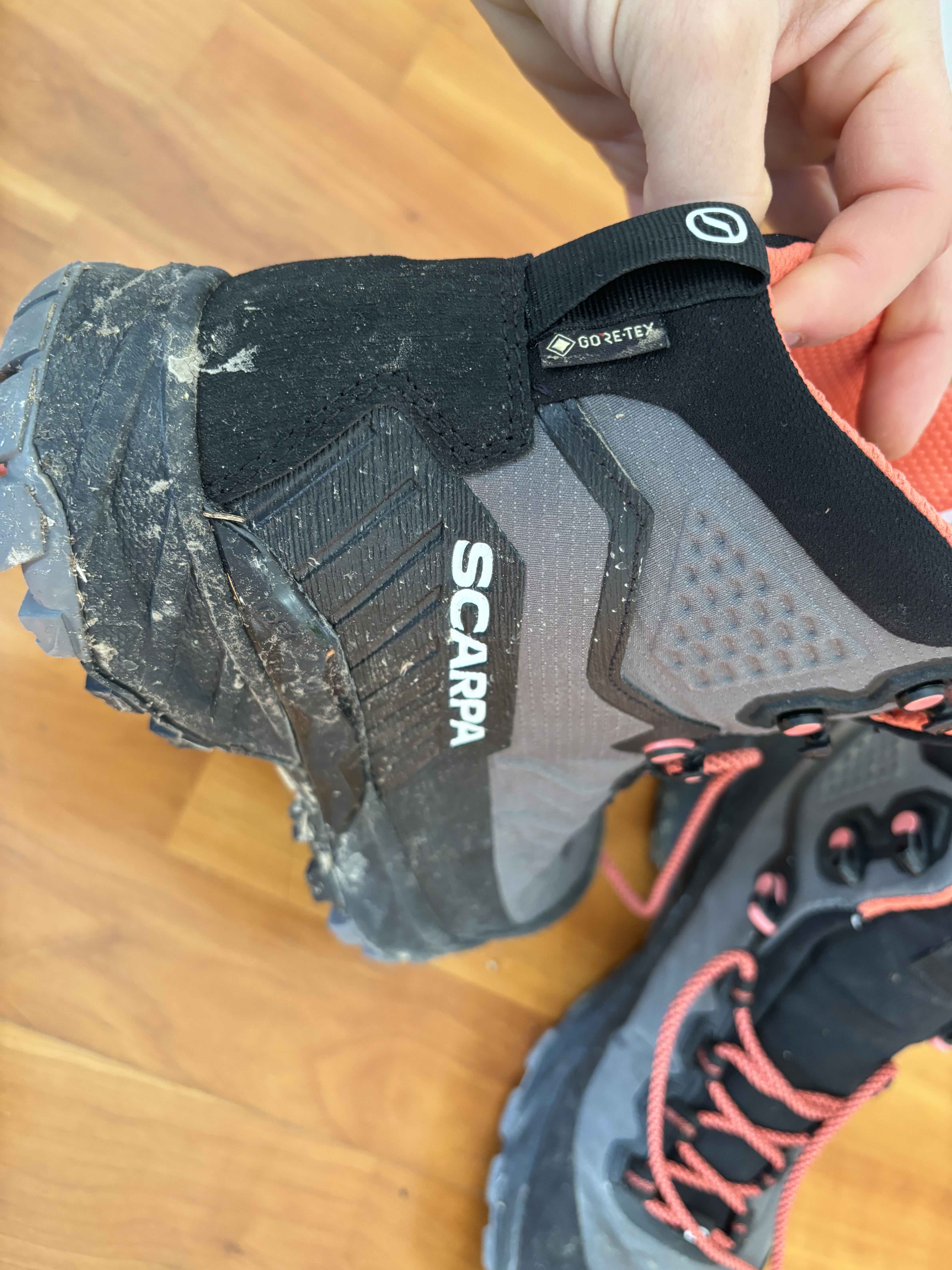 Der Schuh von hinten