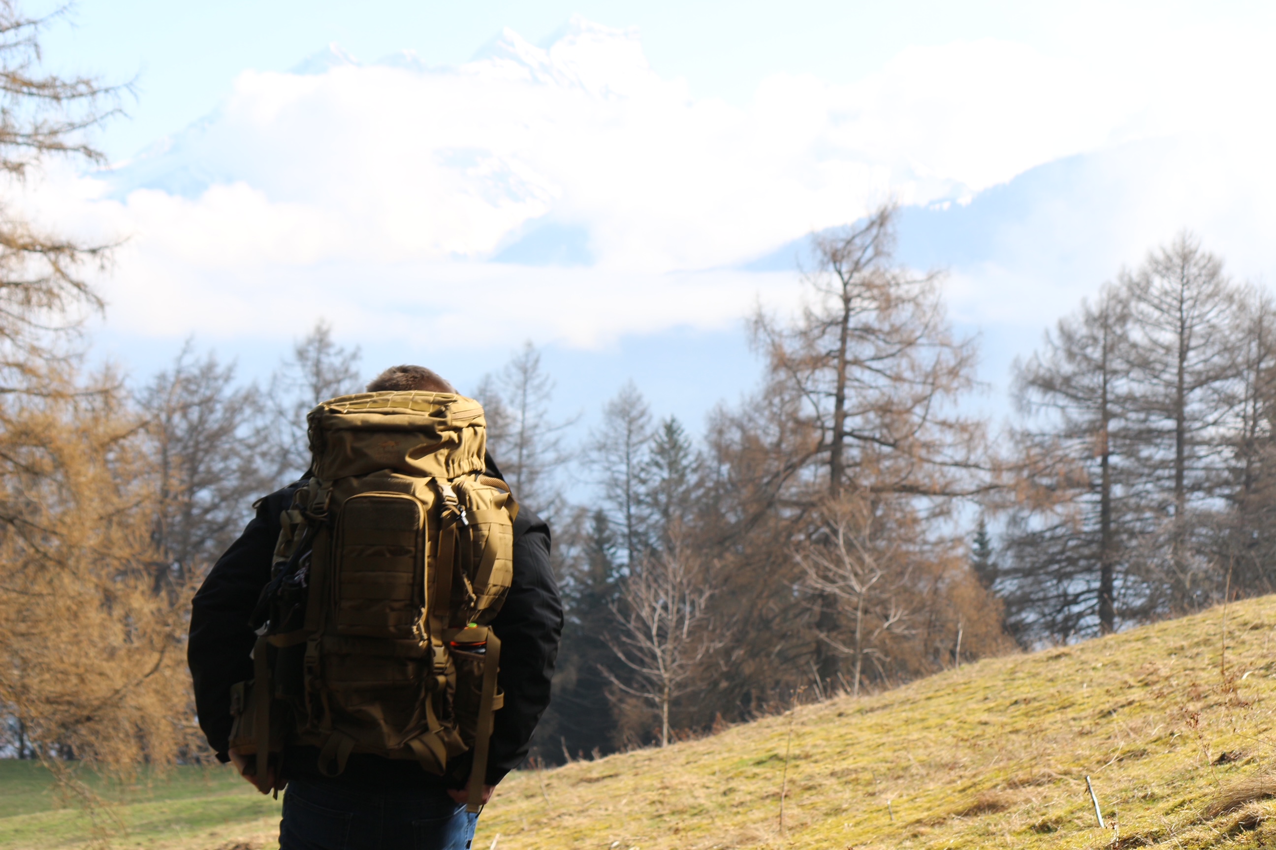 Gaudi mit Rucksack