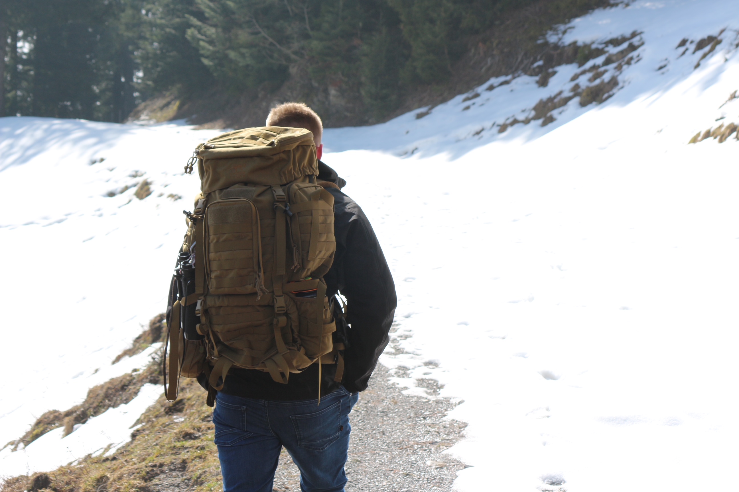 Gaudi mit Rucksack