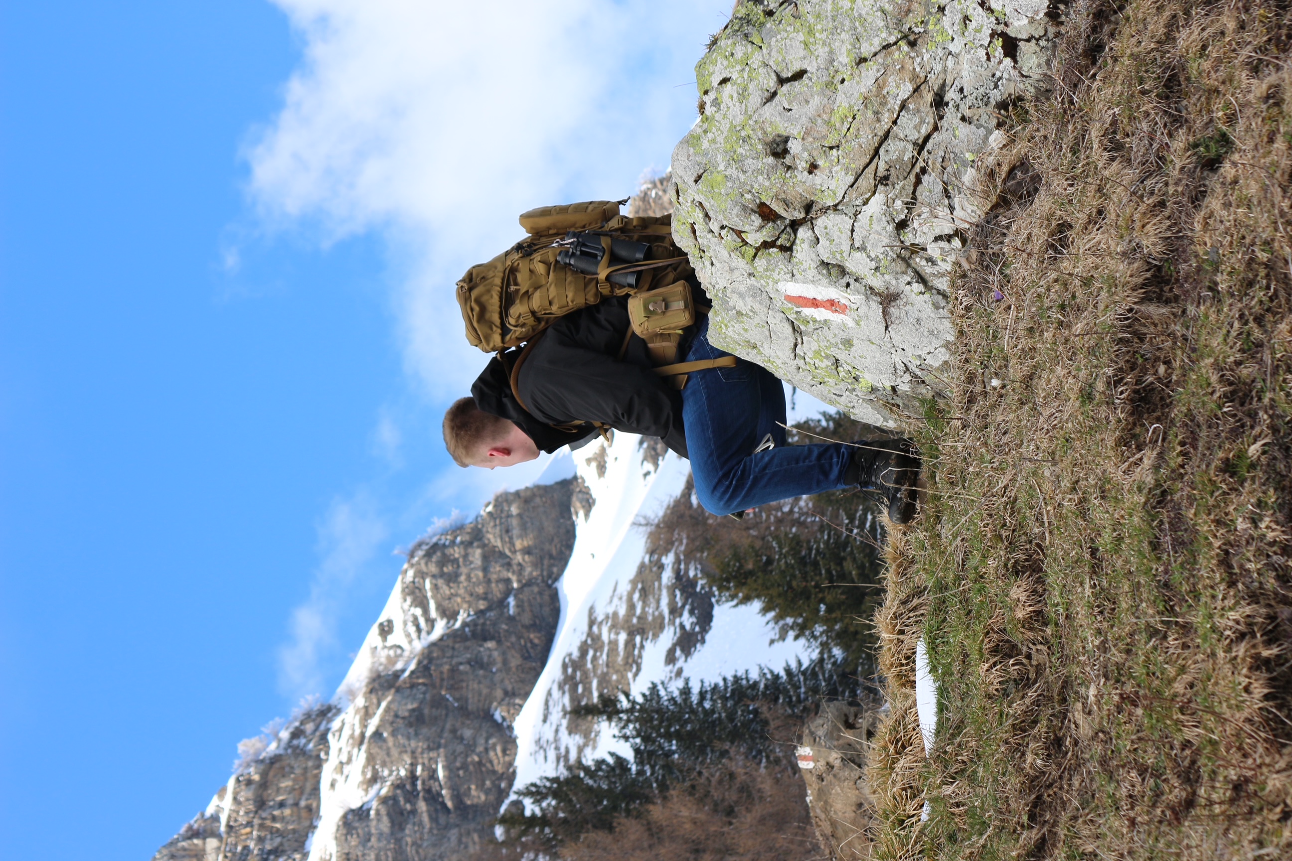 Gaudi mit Rucksack
