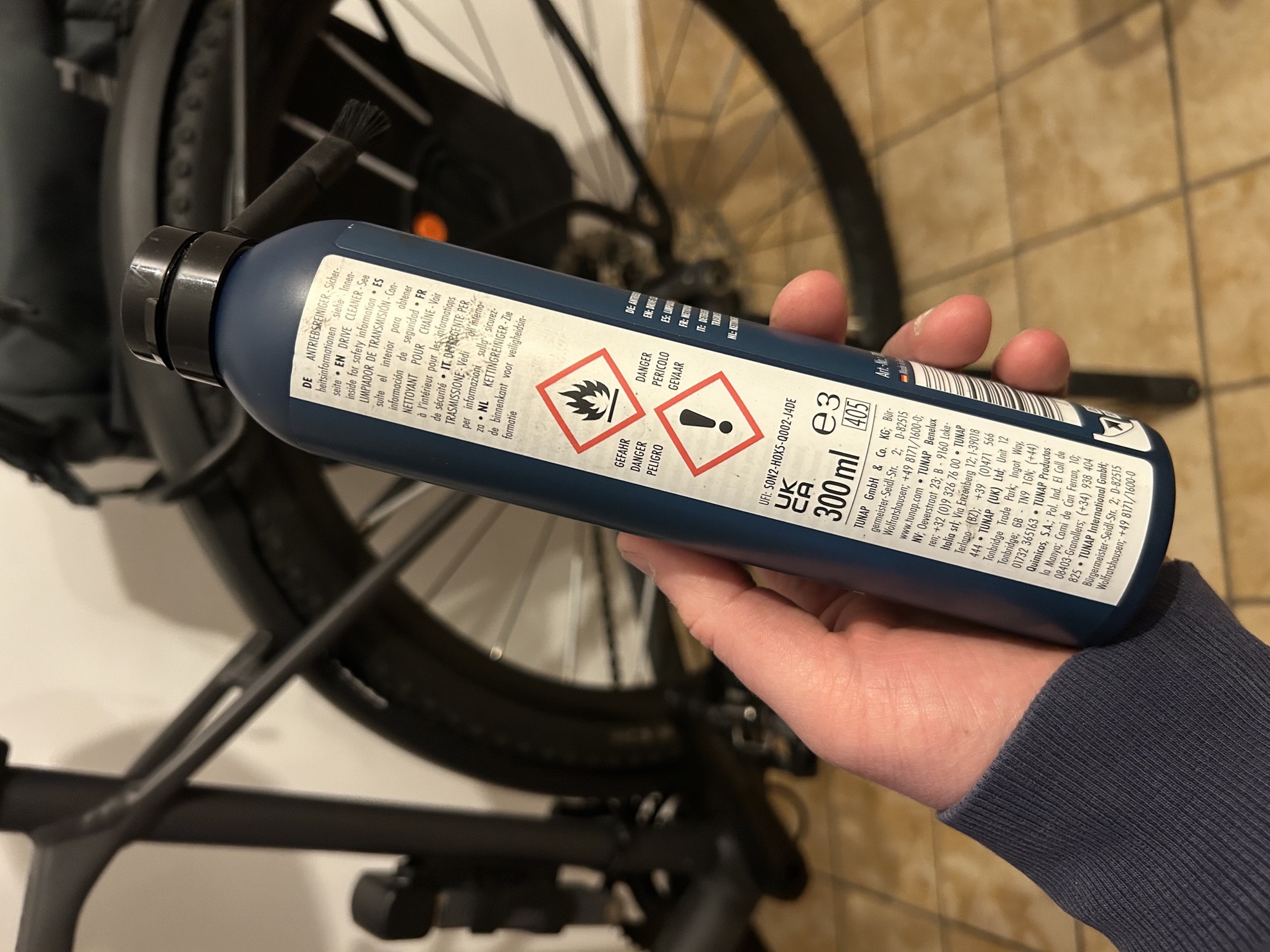 Der kompetente OUTSIDEstories-Test: TUNAP SPORTS Drive Cleaner - Antriebsreiniger Spray mit Dosierpinsel