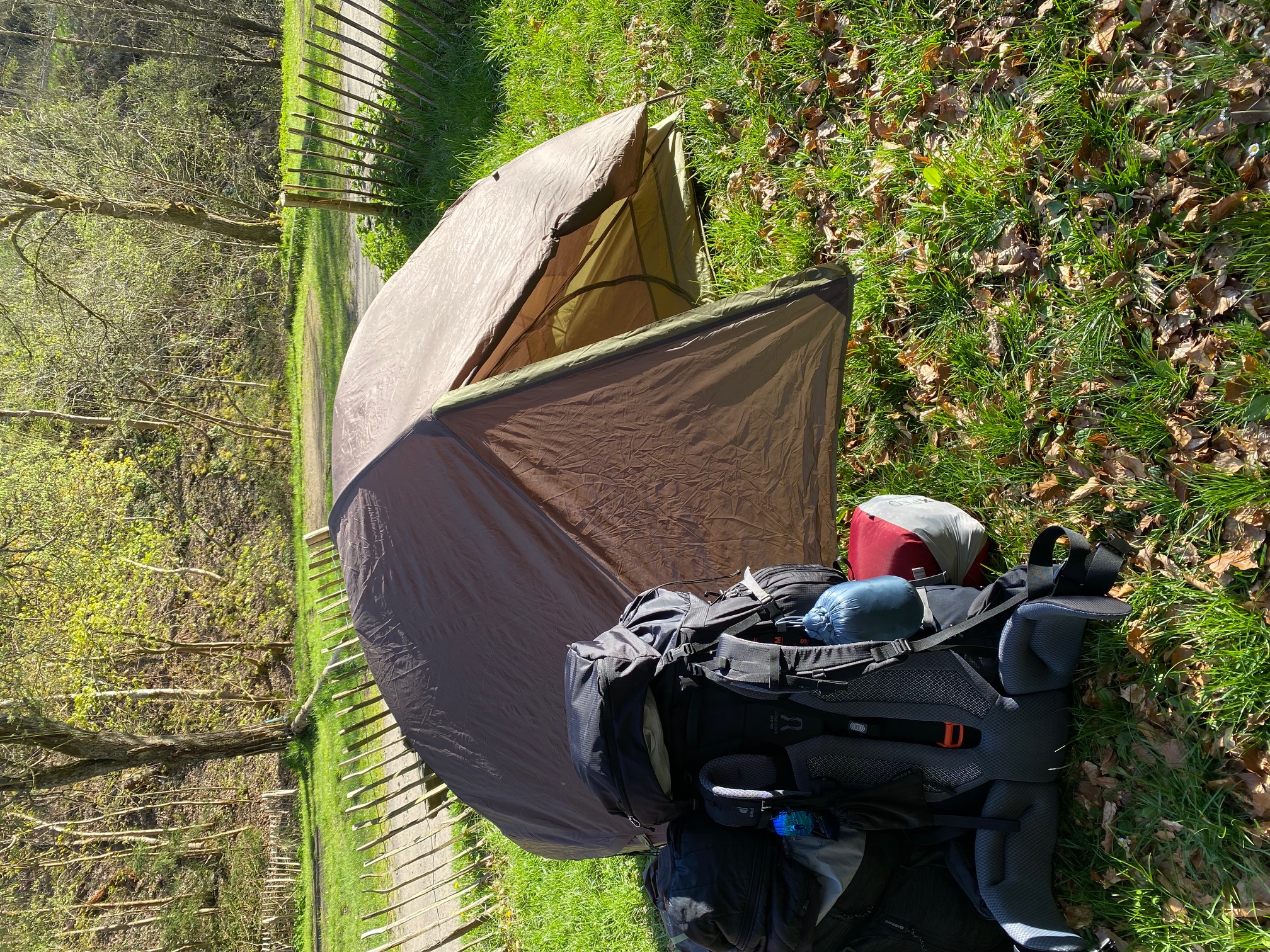 Ankuft am Campingplatz