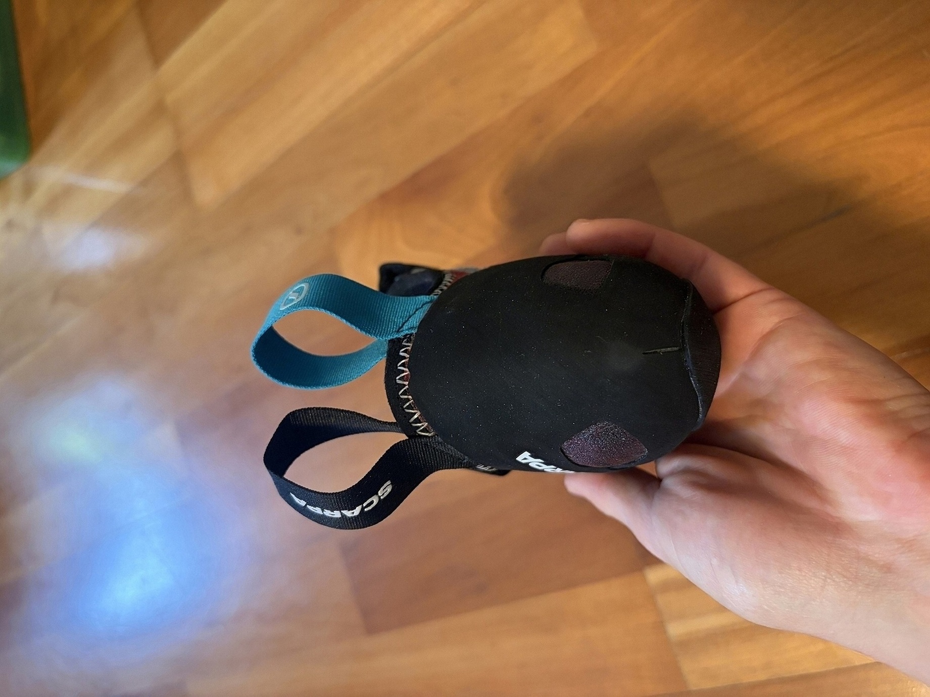 Schuh von hinten