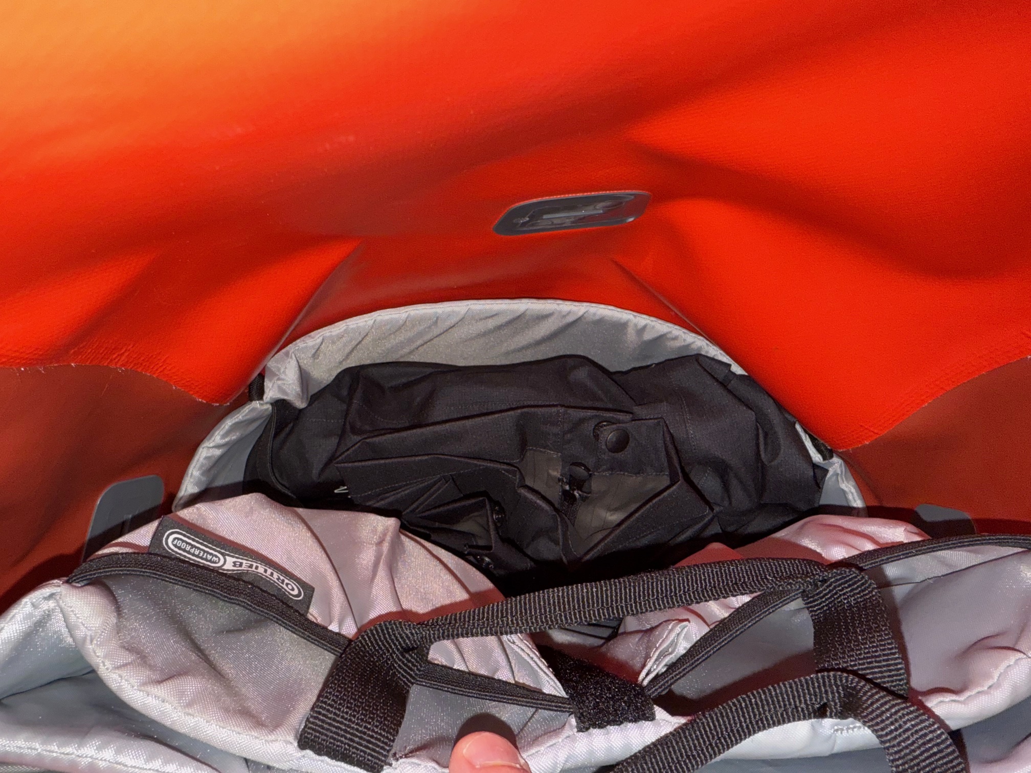 Verstauung in meiner Fahrradtasche