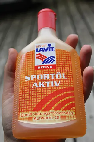 Flasche Sportöl
